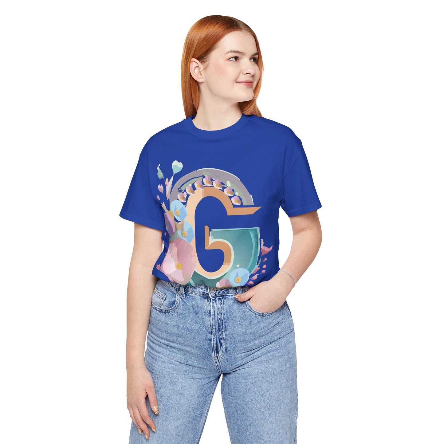Adelpha Letter G Shirt Unisex Jersey Short Sleeve Graphic Tee With Vintage Inspired Artwork