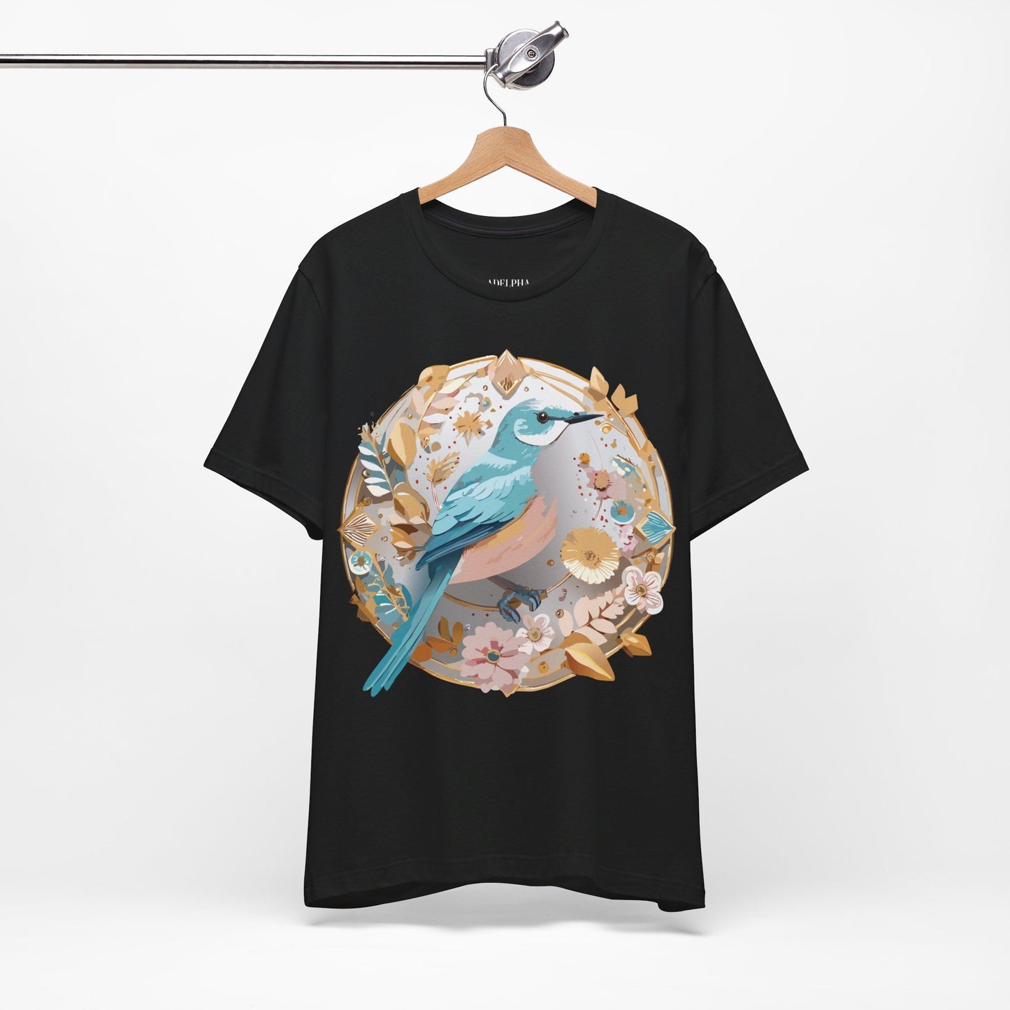 Adelpha Graphic T Shirt Unisex Jersey Short Sleeve Medallion Artwork Vintage Inspired Tee