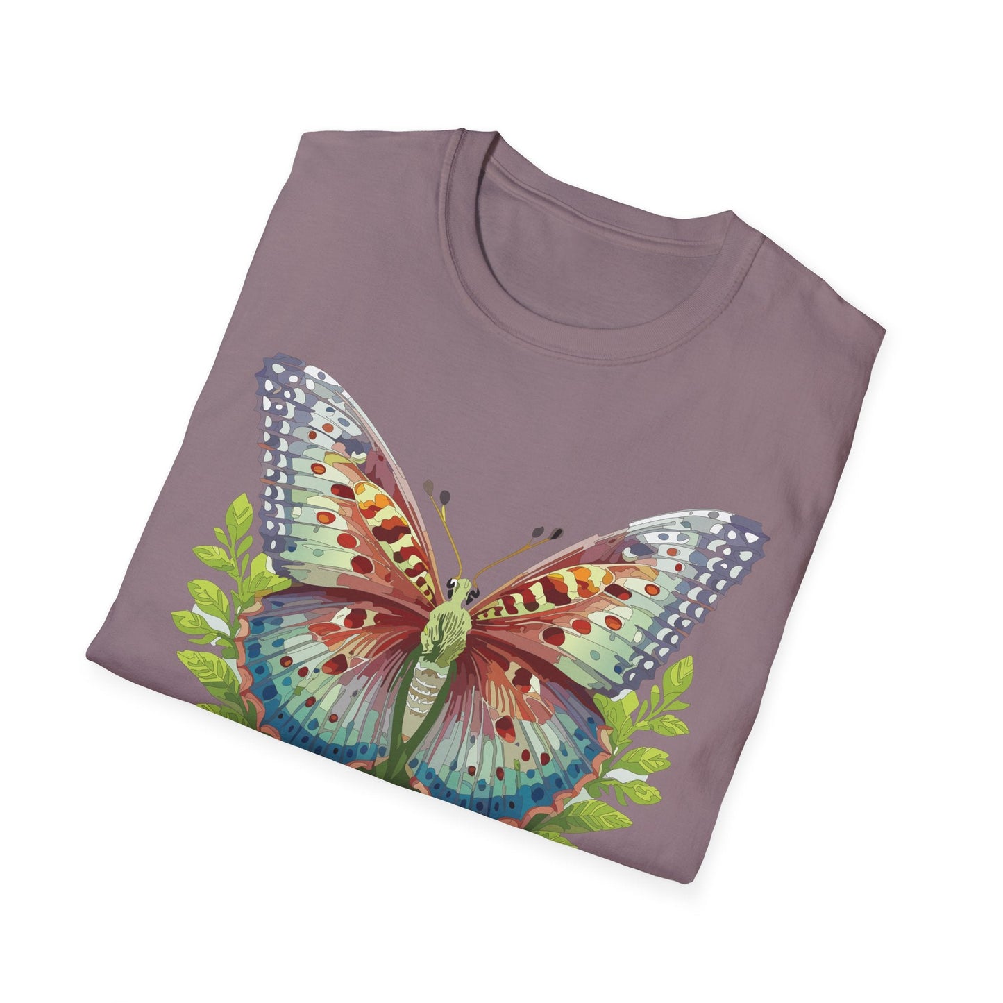Butterfly Shirt Unisex T Shirt Gildan Softstyle 64000 Breathable Ring Spun Cotton Monarch Tee