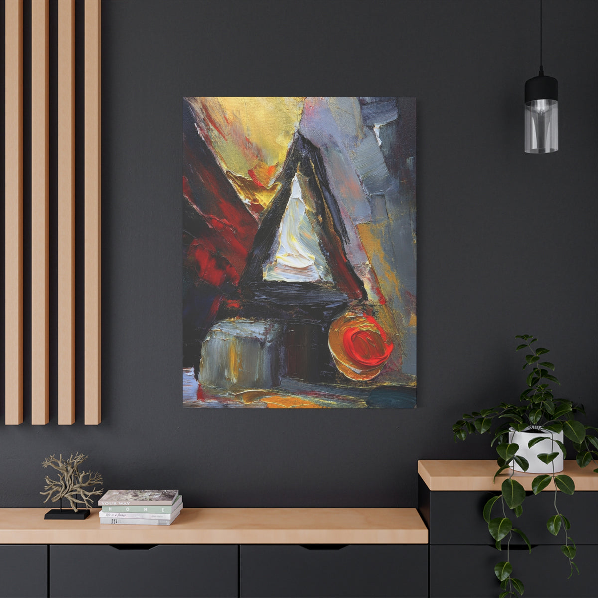 Abstract Oil Painting Print Canvas 20x24,20x30,24x30 24x32,24x36,30x40 32x48,36x48,40x60 Pine-Wood Inner Frame ABS-75