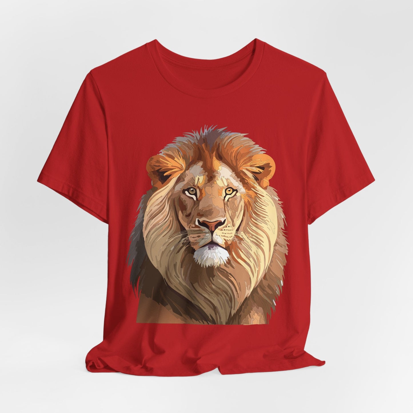 Unisex Animal Graphic Tee Shirt With Wild Animals Art Design For Everyday Wear Casual