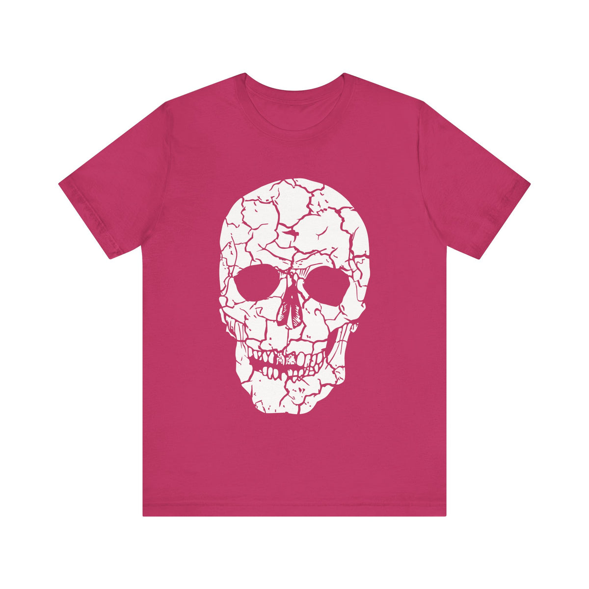 Camiseta unisex de algodón con calavera