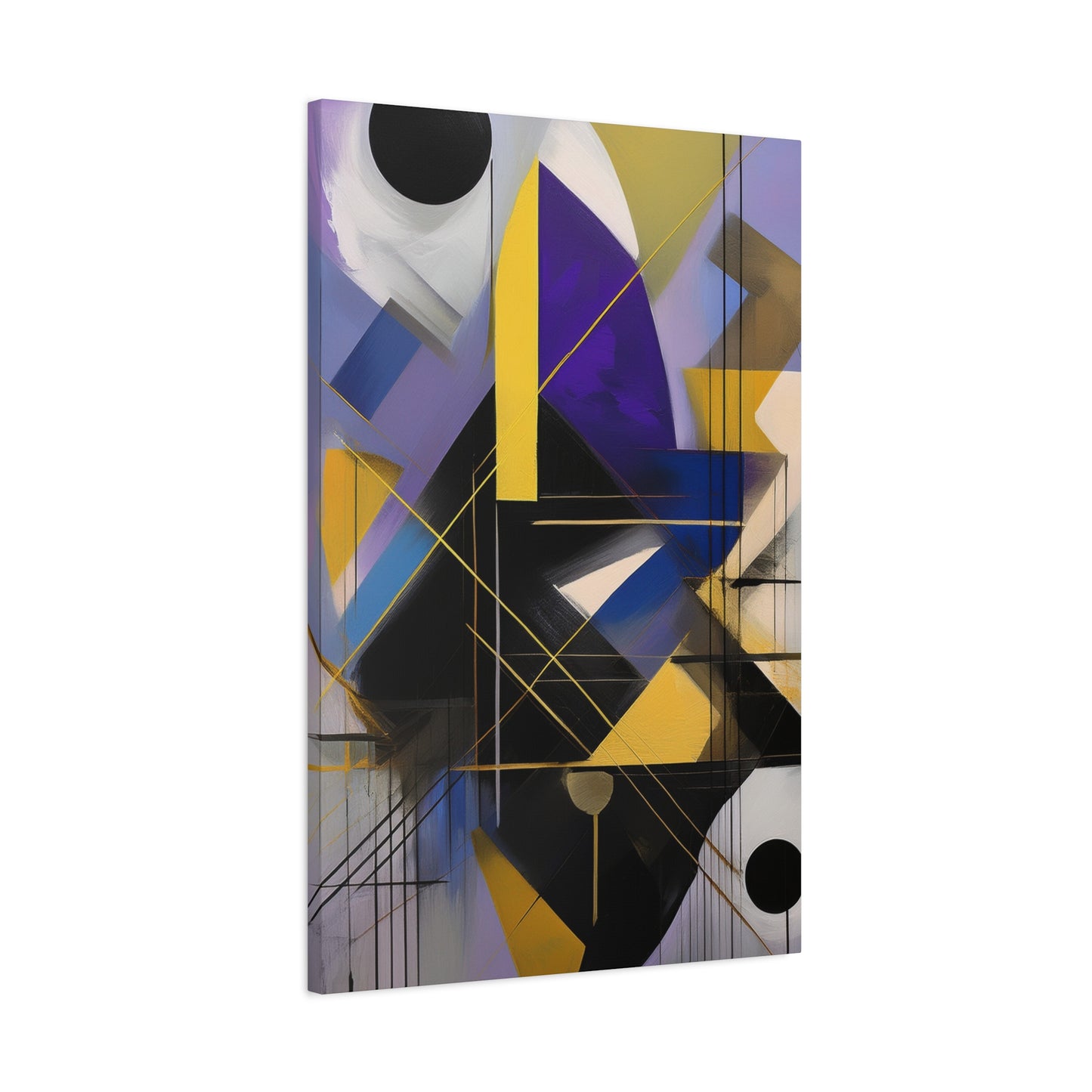 Purple Abstract Painting Print Canvas 20x24,20x30,24x30, 24x32,24x36,30x40, 32x48,36x48,40x60 Pine-Wood Inner Frame ABS-33