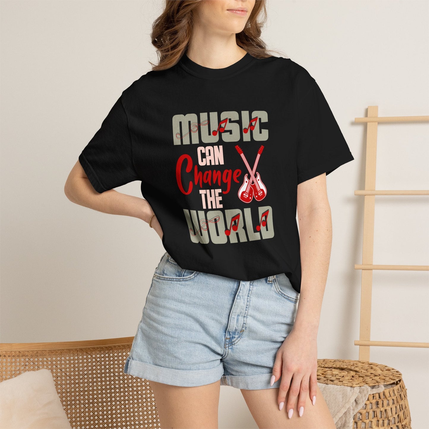 Music Graphic Design Unisex Cotton T-shirt 062