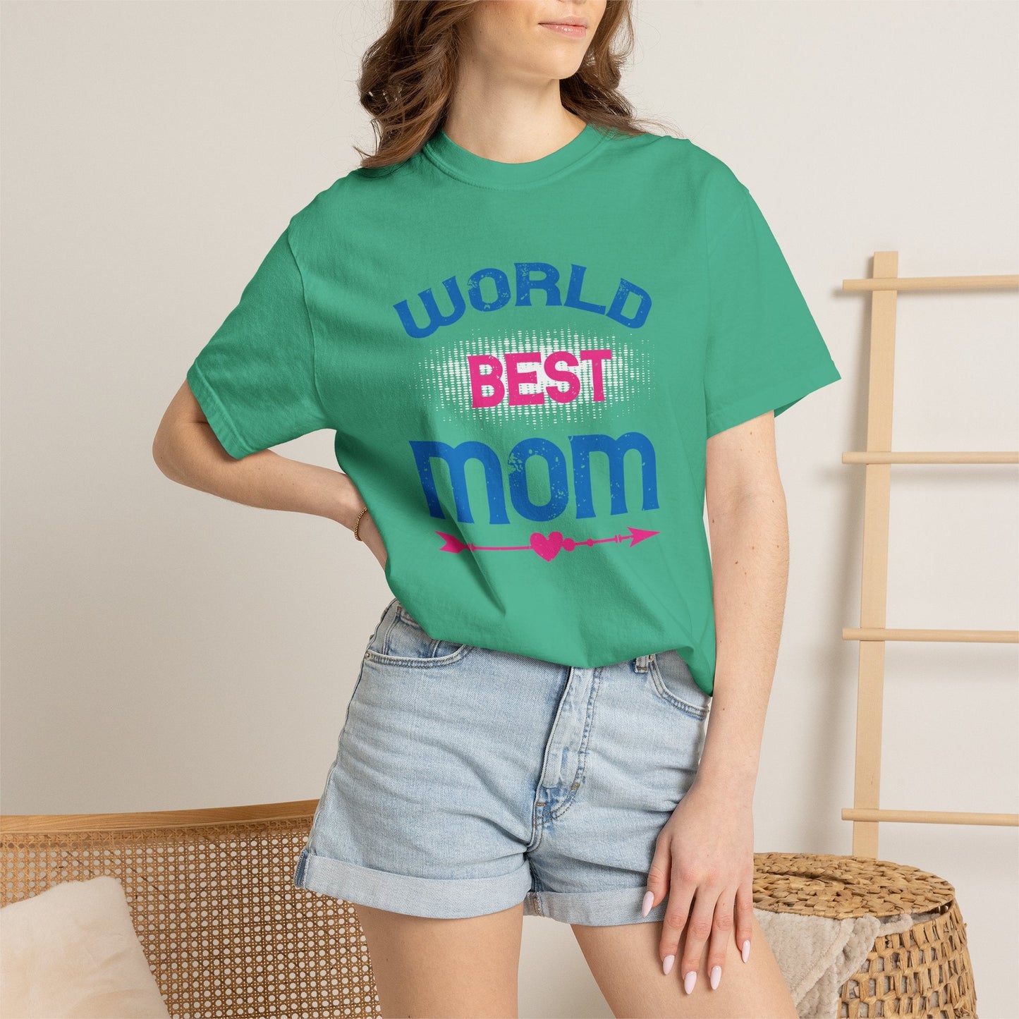 Mom T-shirt Mother Day Mama Tee Unisex Comfort Colors Garment-Dyed Cotton h100