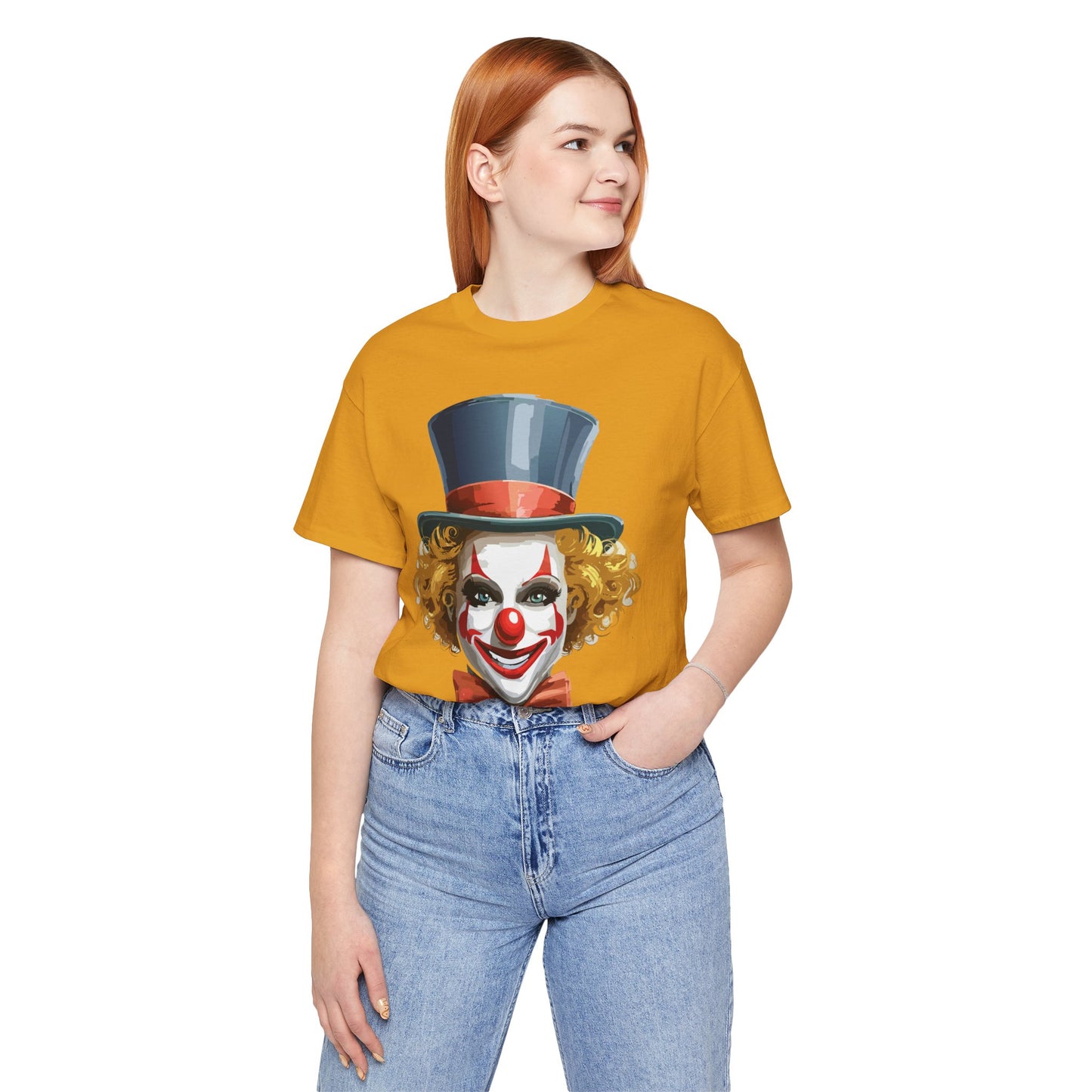 Clown Shirt, Funny Shirt, T-Shirt with Clown, Funny Art Design Tee, Circus Tees, Circus T-Shirt, Unisex Humor Wear 11