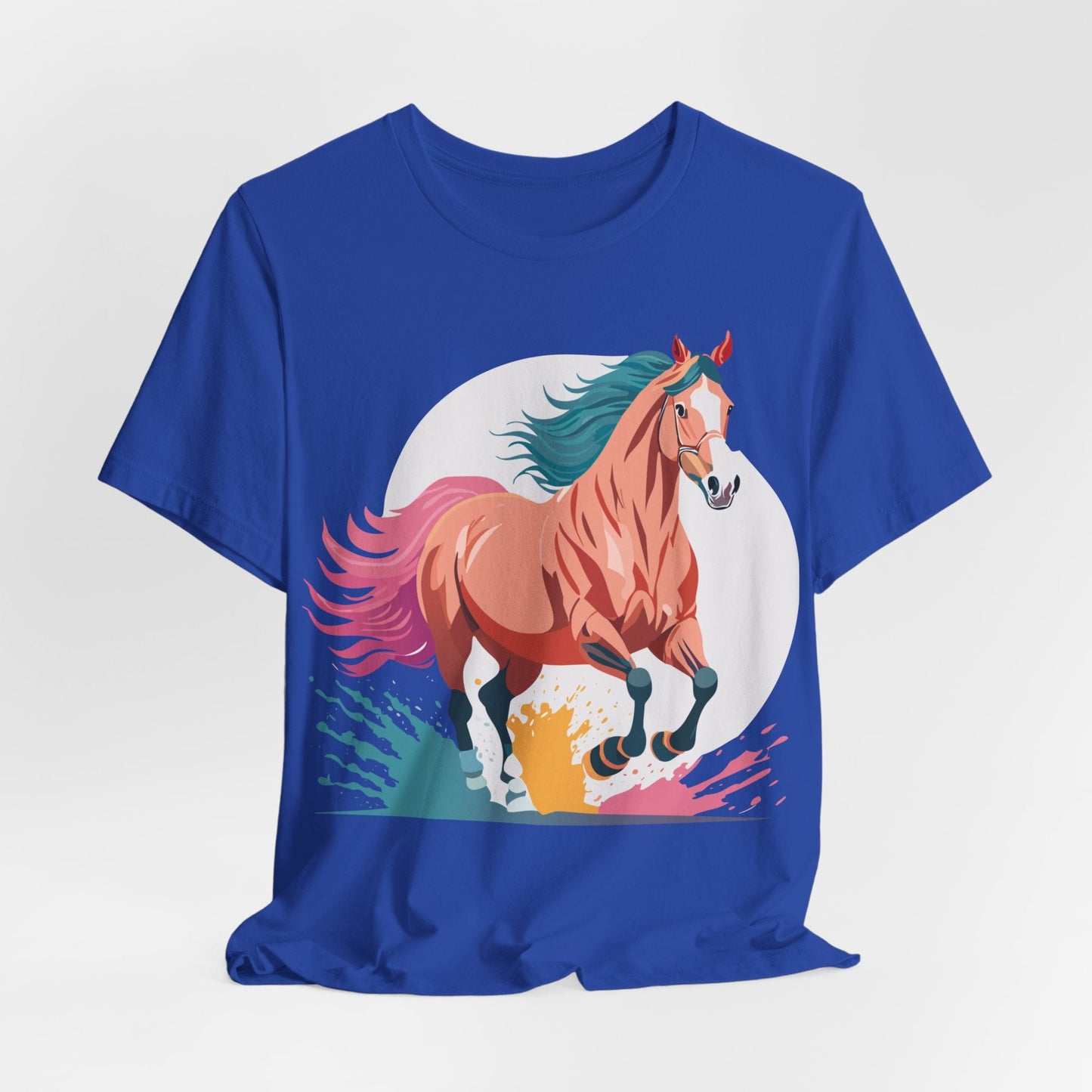 Horse Graphic T Shirt Unisex Adelpha Vintage Inspired Art Design Tee For Everyday Wear