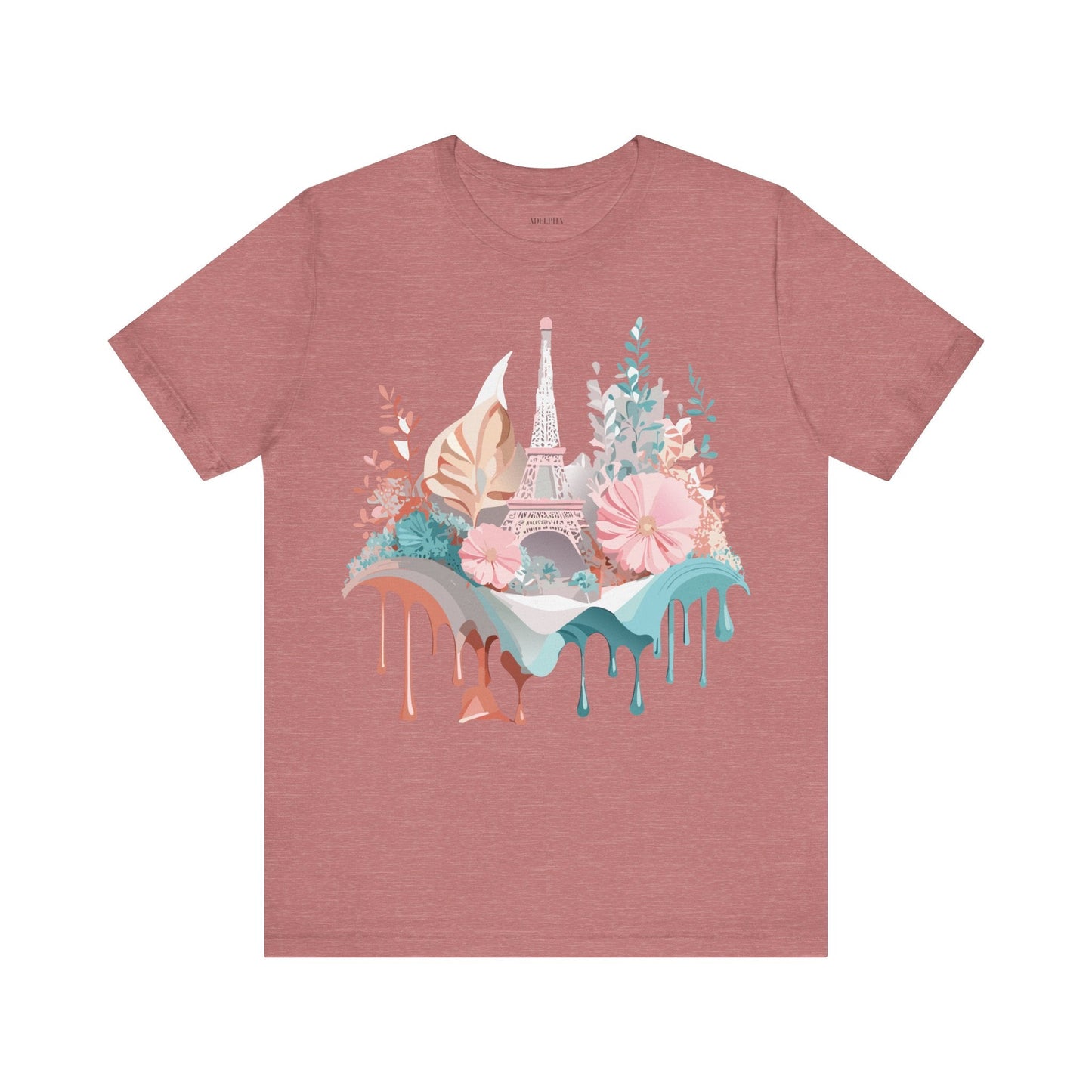 Adelpha Paris Graphic Tee Unisex Short Sleeve Shirt Vintage Art Design Premium Artwork