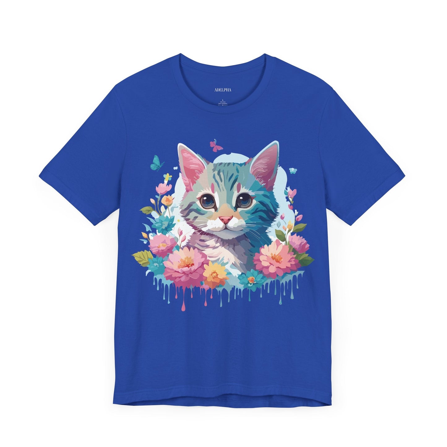 Cat Graphic Tee Unisex Jersey Short Sleeve Shirt Adelpha Art Design