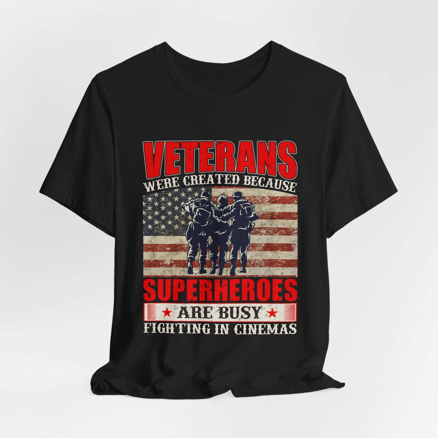 Army Veteran Patriotic Graphic Design Unisex Cotton T-Shirt v41
