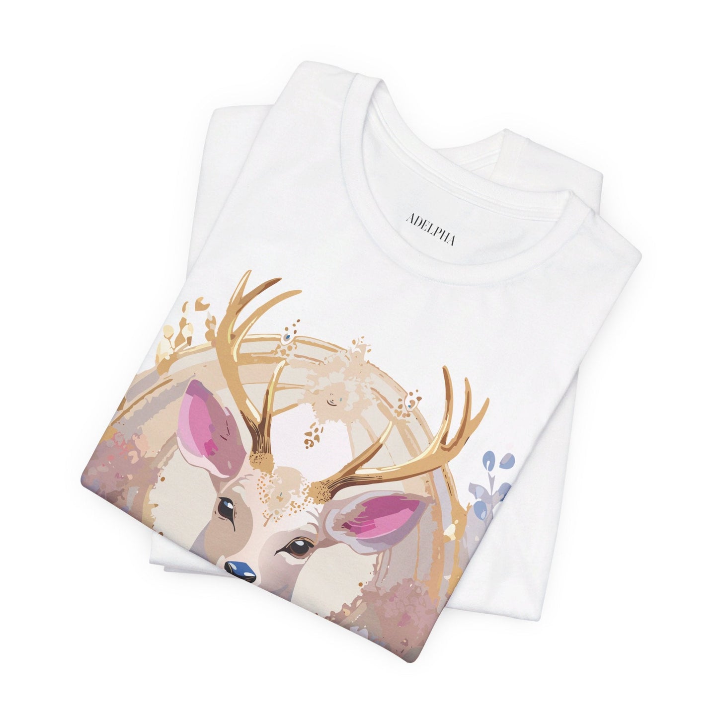 Medallion Graphic Unisex 100 Cotton Vintage Animal Medal Artwork Tee 68
