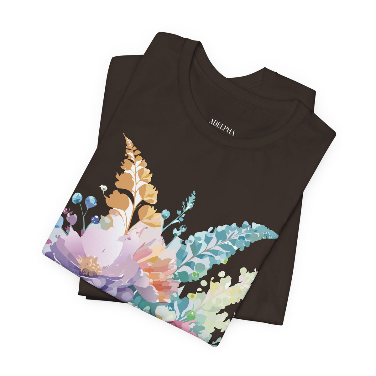 Floral Graphic Tee Shirt - Bella+Canvas Unisex 100 Cotton 10
