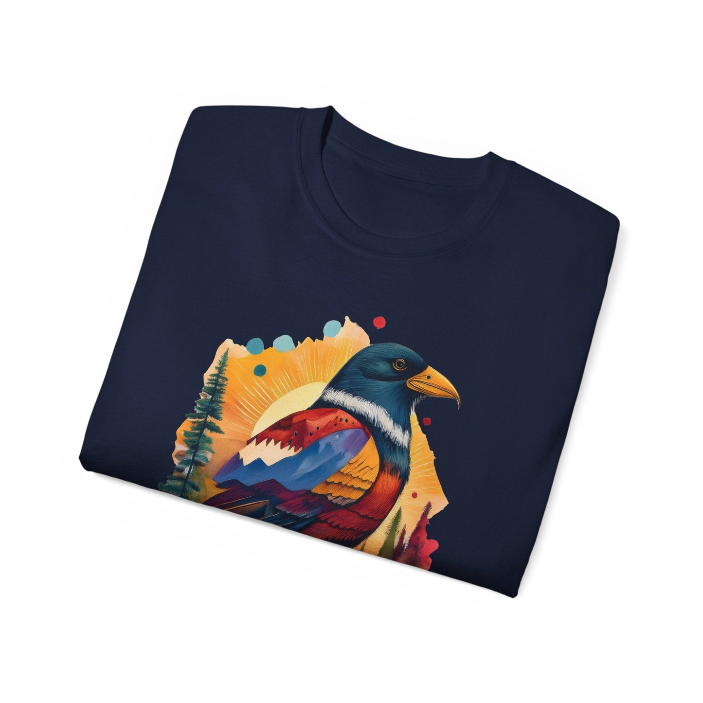 Colorado Bird Graphic Unisex Cotton T‑Shirt 3