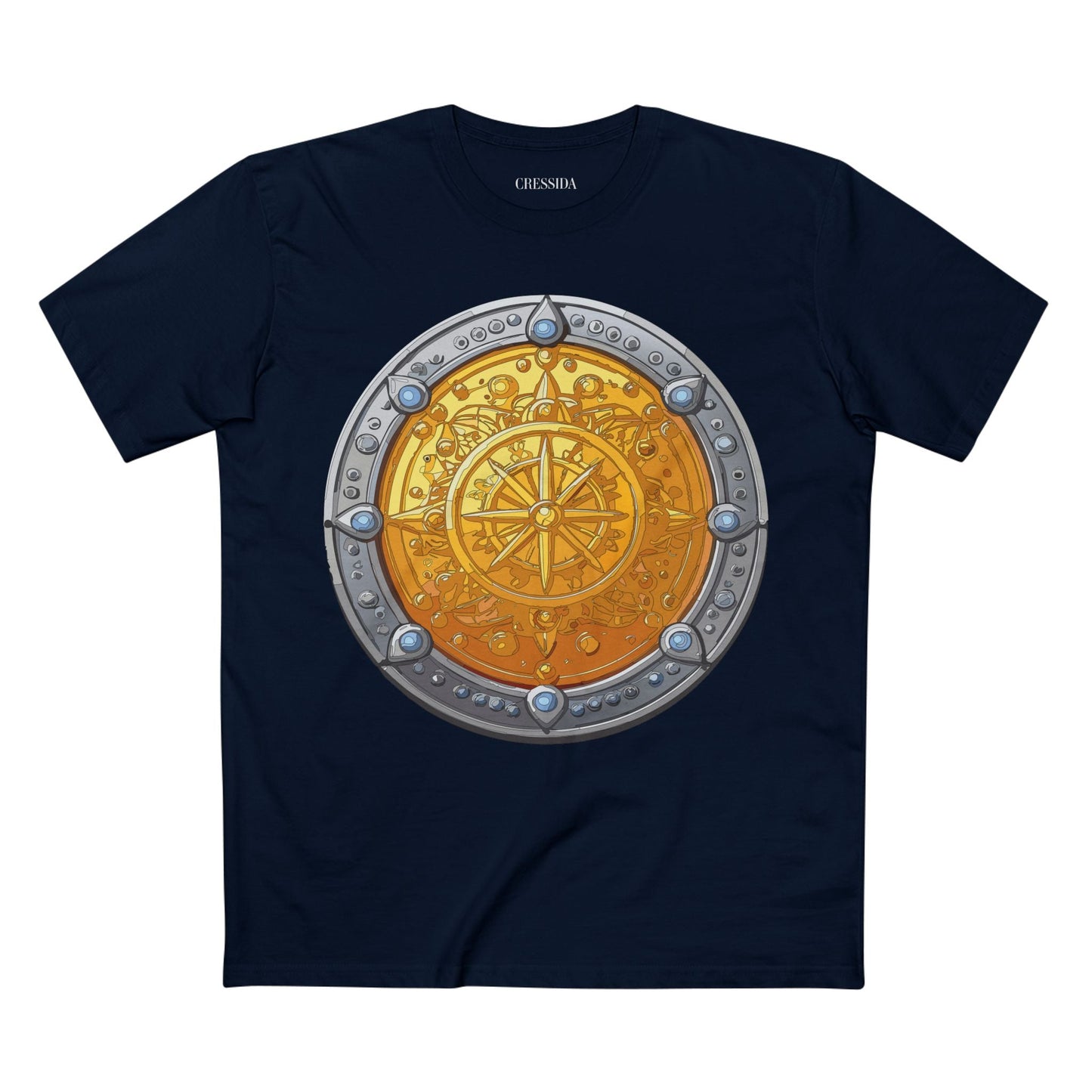 Antique Gold Coin Graphic Design T-Shirt Unisex 100 Cotton With Golden Print Artwork Tee 9