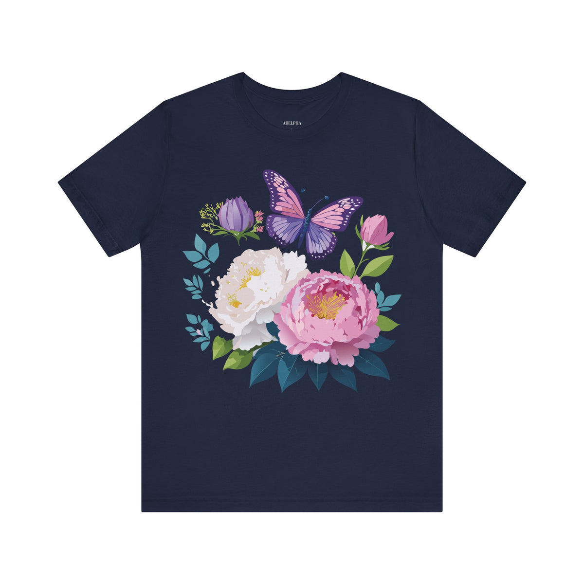 Floral Graphic Tee Shirt - Bella+Canvas Unisex 100 Cotton 35