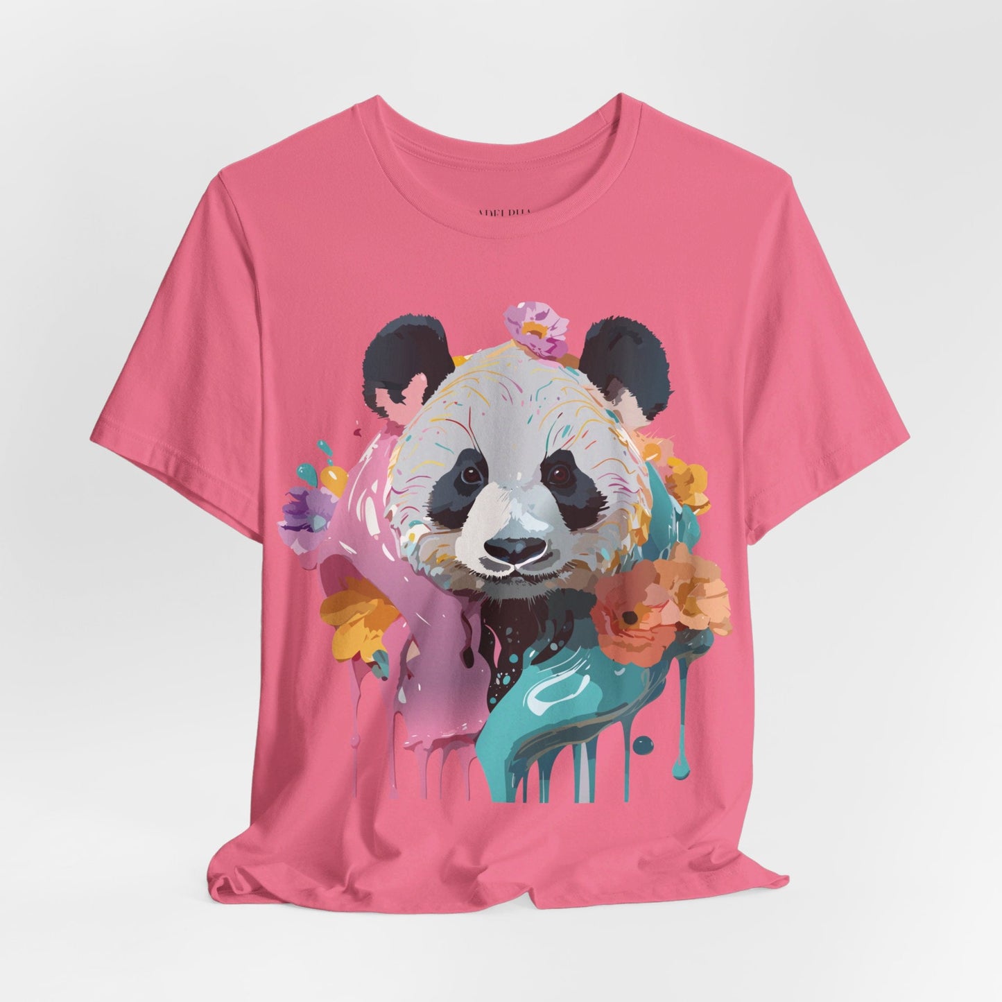 Panda Premium Graphic Tee Unisex Jersey Short Sleeve By Adelpha Vintage Inspired Artwork