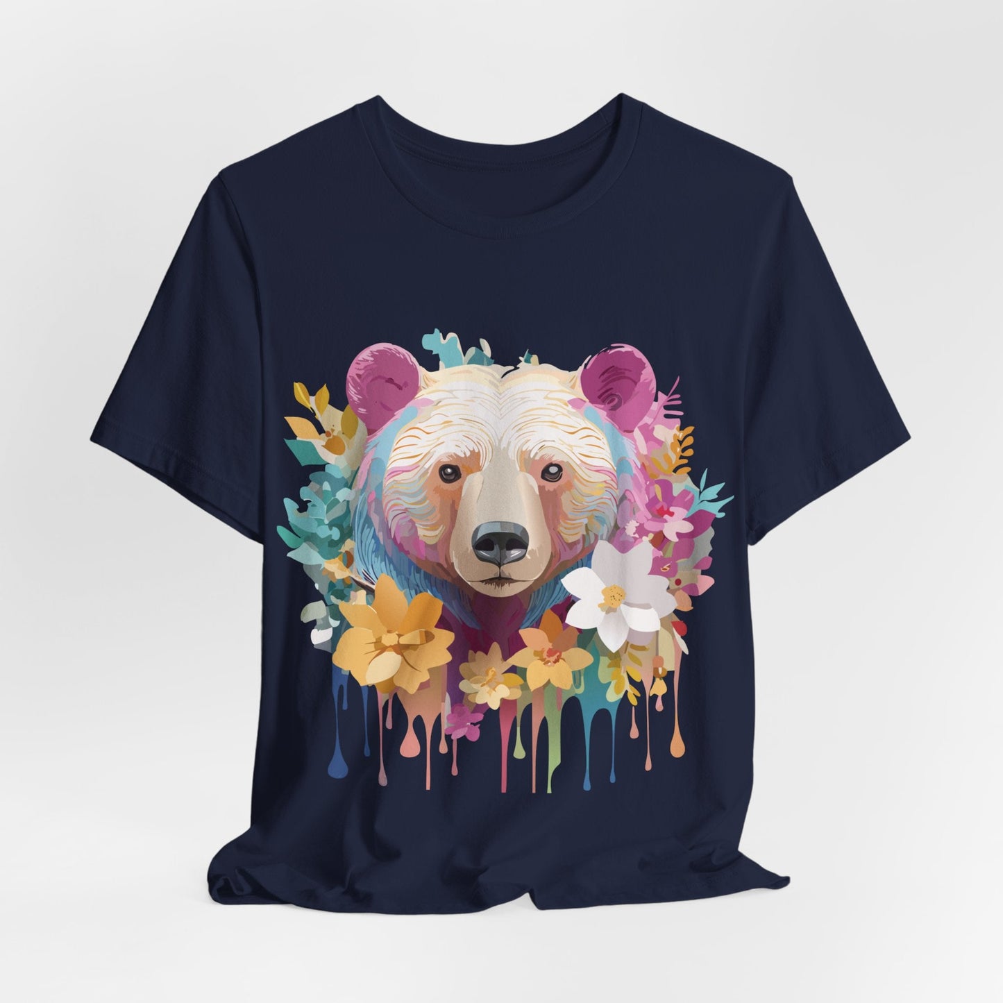 Bear Graphic Tee Unisex Vintage Inspired Artwork Adelpha Premium Collection