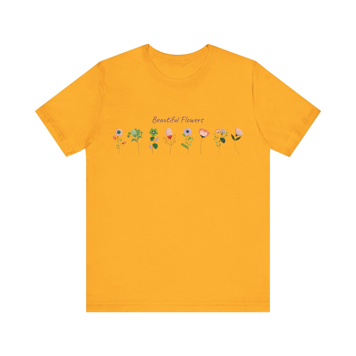 Floral Graphic Tee Shirt - Bella+Canvas Unisex 100 Cotton 51