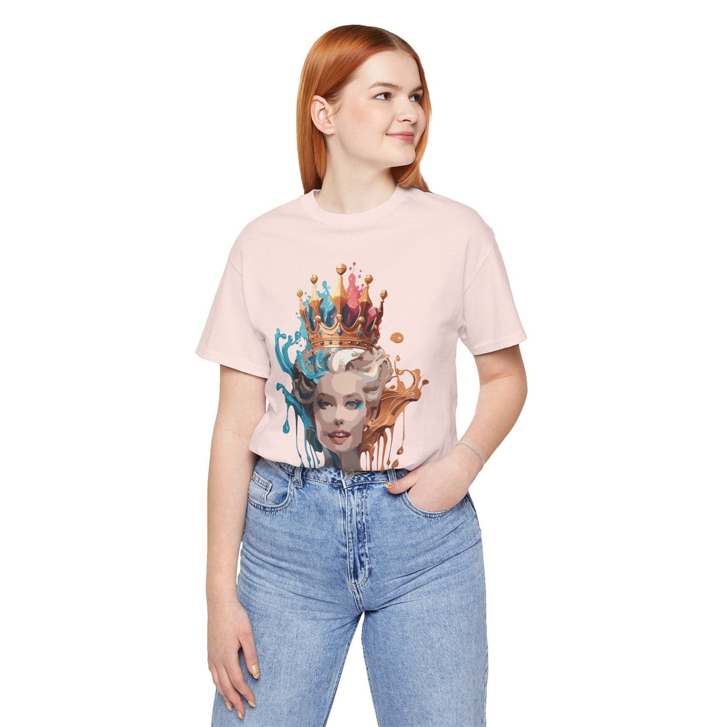 Queen Woman Portrait Graphic Unisex 100 Cotton Vintage Artwork Tee 28
