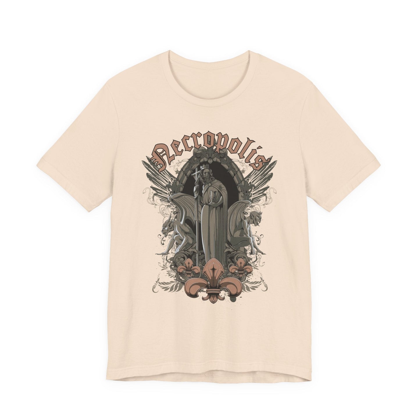 Gothic Skull Graphic Unisex Cotton T-Shirt r7