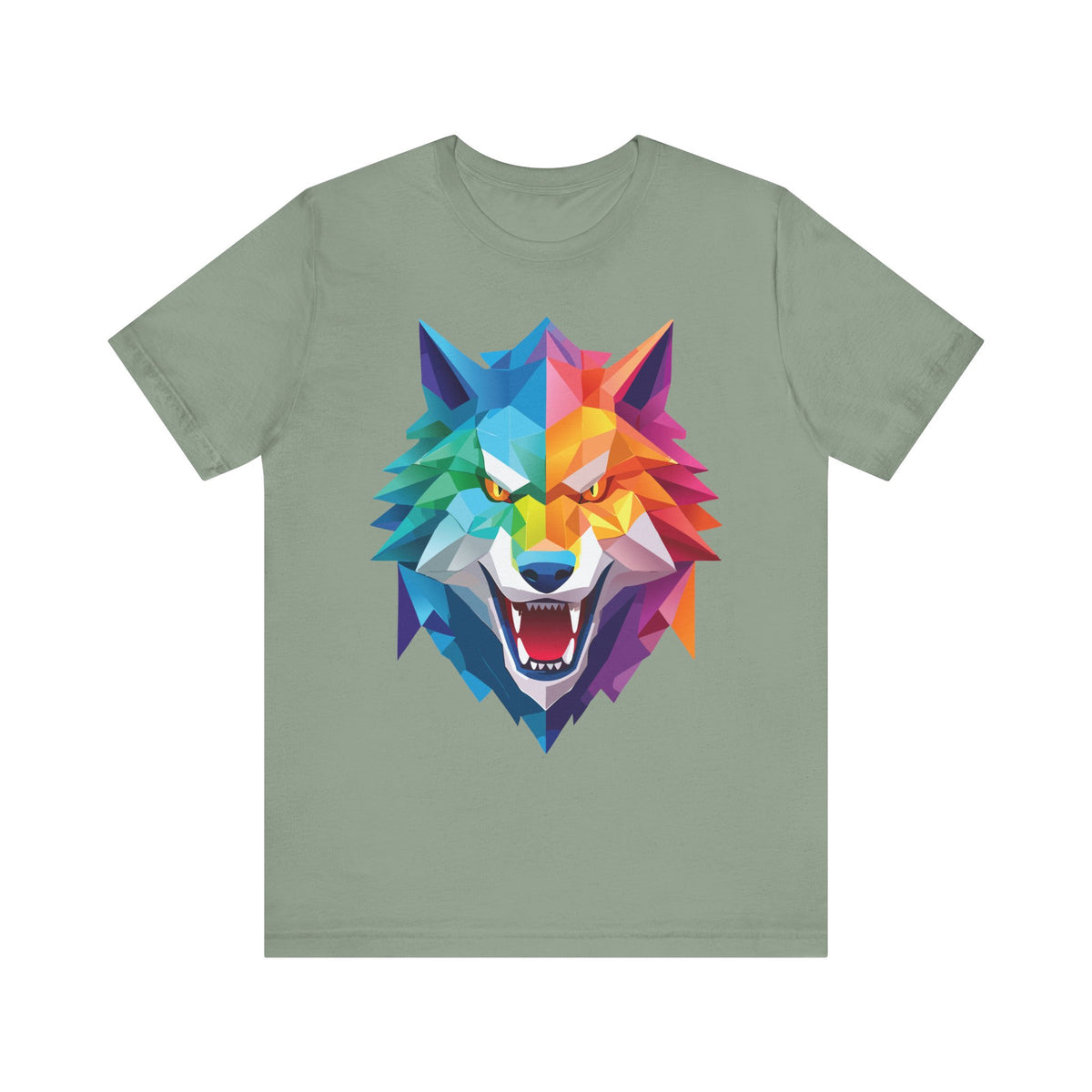 Wild Animals  Graphic Unisex Cotton Bella+Canvas Tee with Art Animal Design ab49
