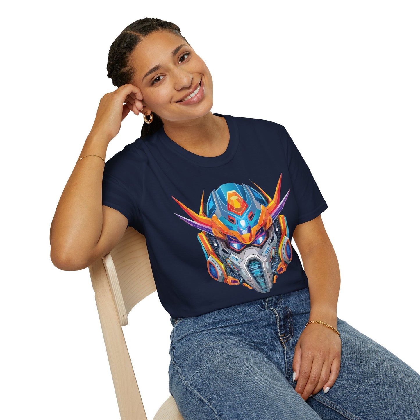Cyborg Tee Unisex Robot And Terminator Shirt Softstyle 64000 Cotton Ring Spun Graphic Tee Everyday