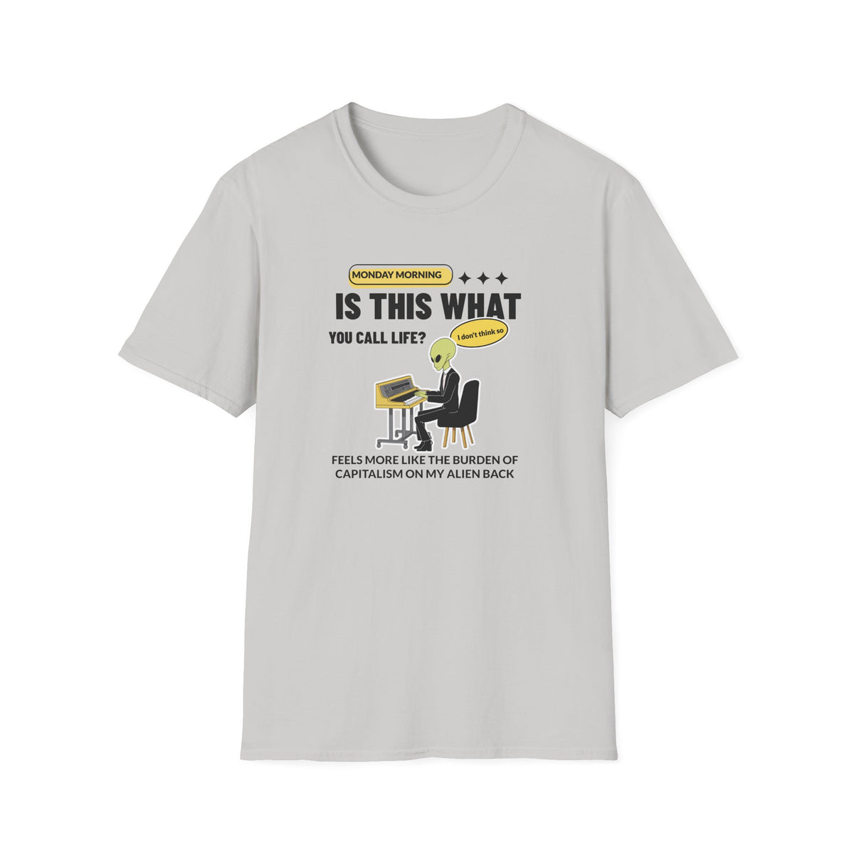 Alien Graphic Funny UFO Graphic Tee Gildan Unisex 100 Cotton Tee Shirt r108