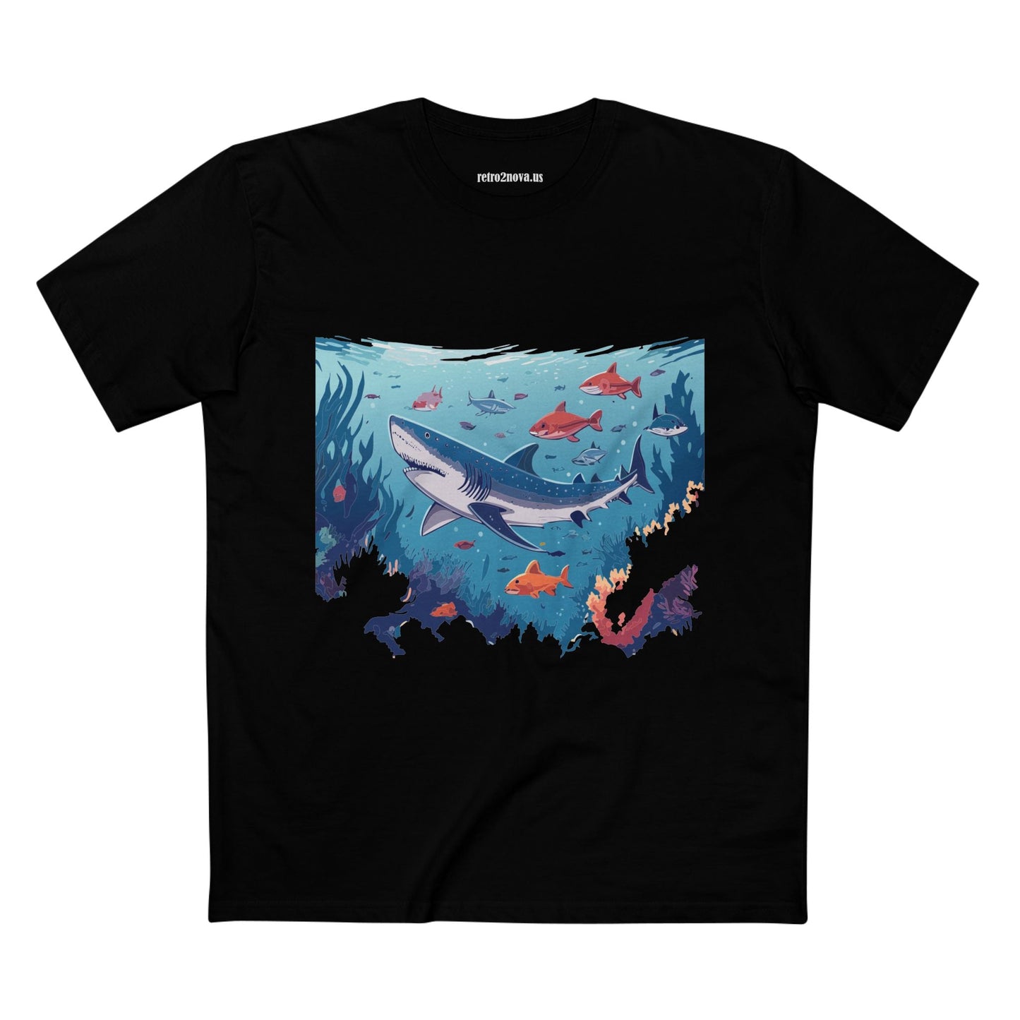 Ocean Shirt Ocean Pacific OP6 Unisex Premium Cotton Tee With Original Art By Retro2Nova