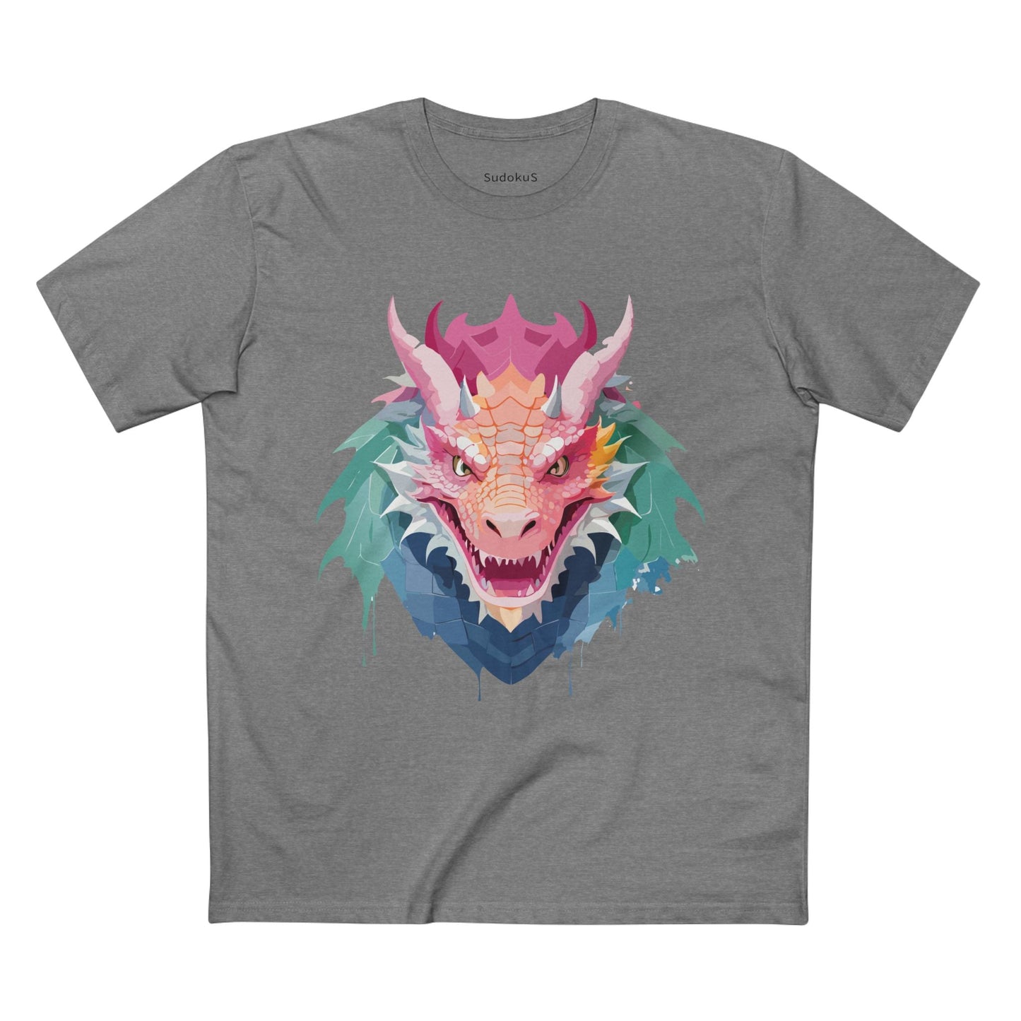 Dragon Graphic Unisex 100 Cotton Staple Tee 6