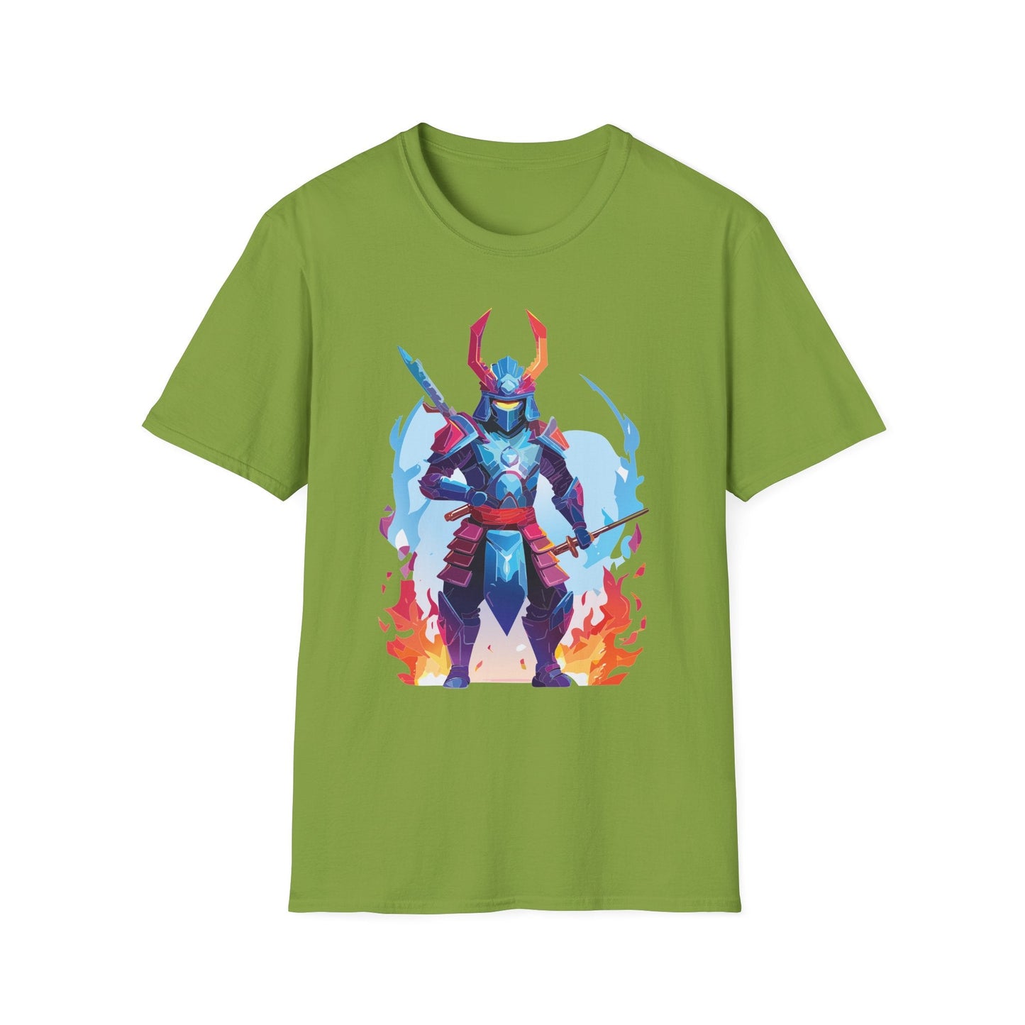 Samurai Shirt Unisex T Shirt 100 Percent Ring Spun Cotton Softstyle Tee Gildan 64000