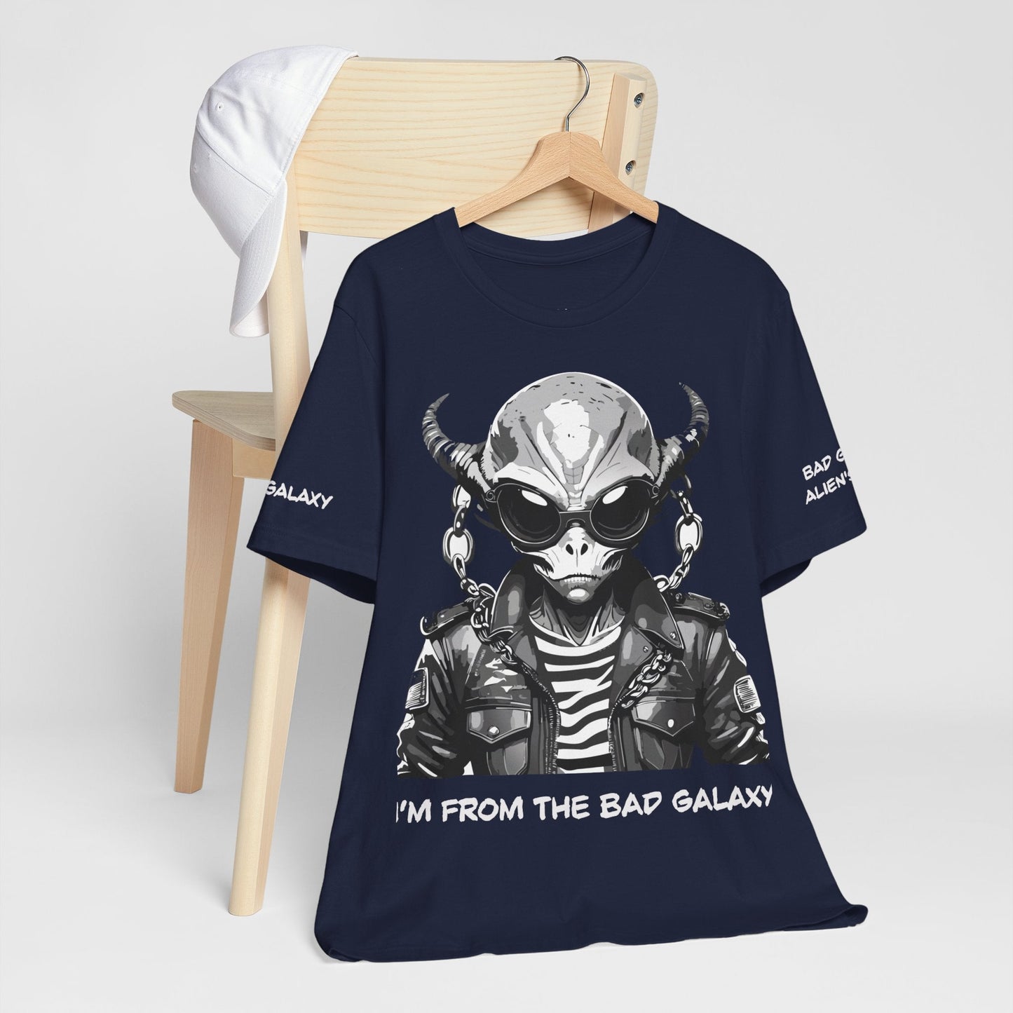 Alien T Shirt From Bad Galaxy Graphic Tee With Free Shipping Lightweight 100 Cotton USA Made