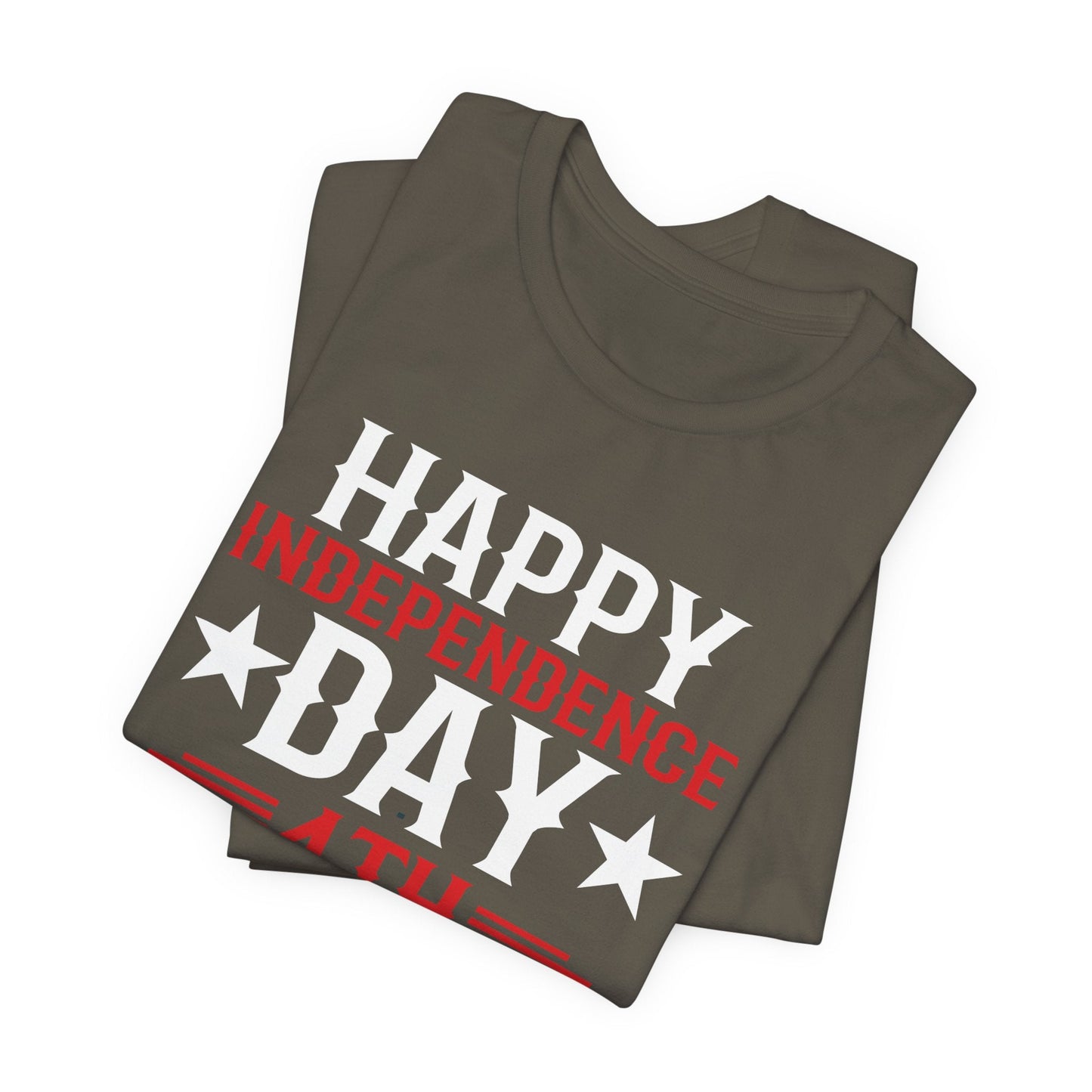 Happy Independence Day Graphic Unisex Cotton T-Shirt 016