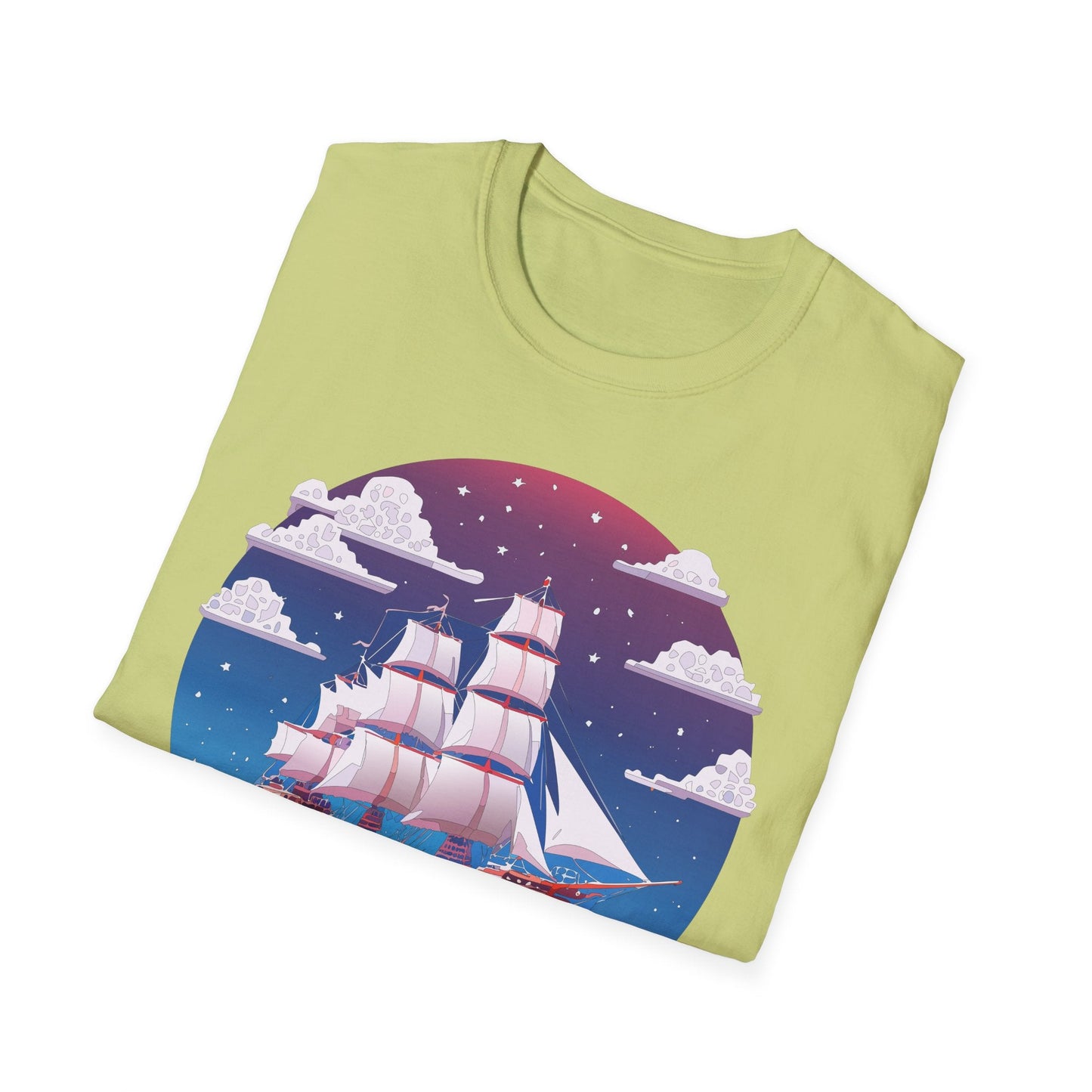 Ship T Shirt Frigate T Shirt Vessel Tee Shirt Unisex Softstyle 100 Percent Ring Spun Cotton