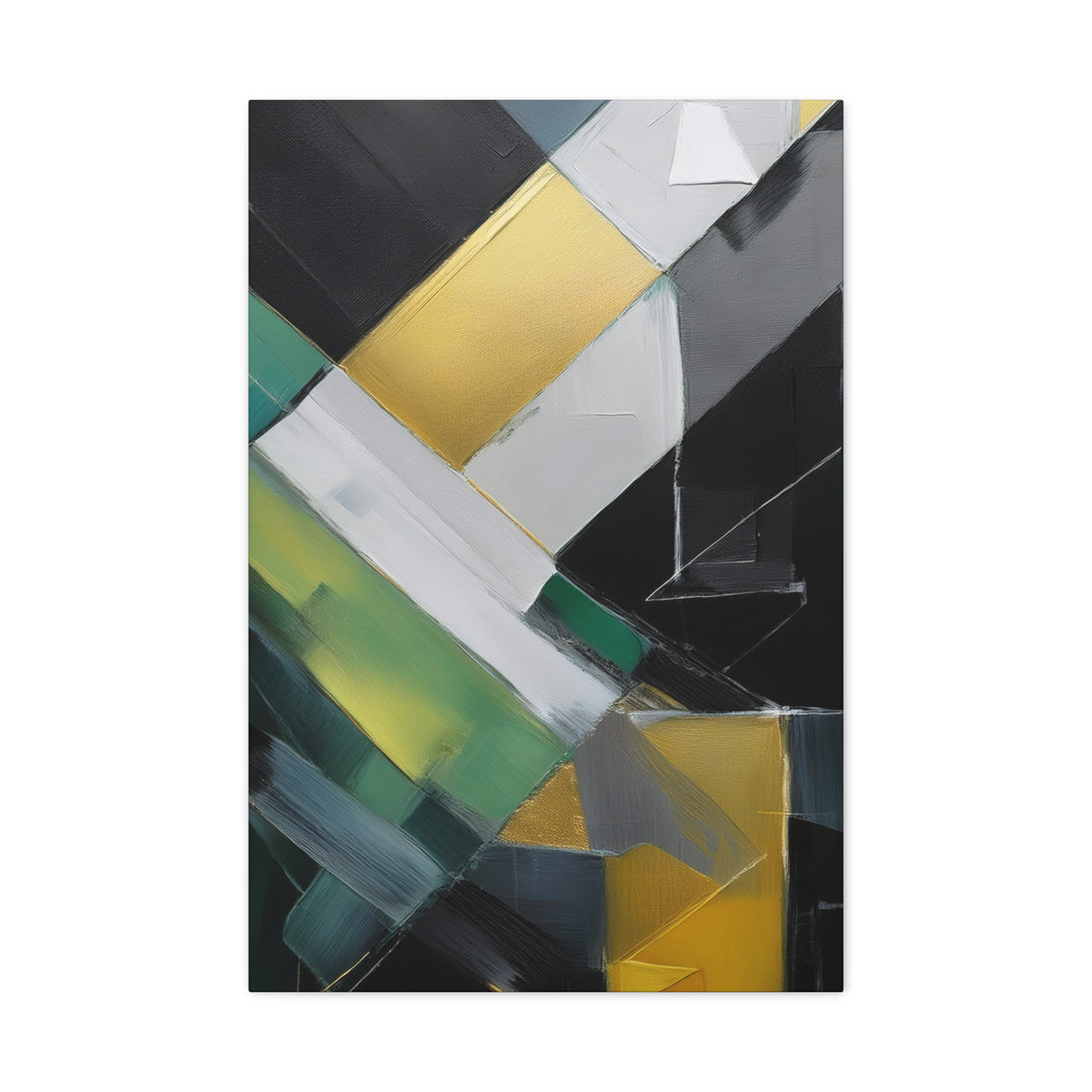 Abstract Geometric Painting Print Canvas 20x24,20x30,24x30 24x32,24x36,30x40 32x48,36x48,40x60 Pine-Wood Inner Frame ABS-78