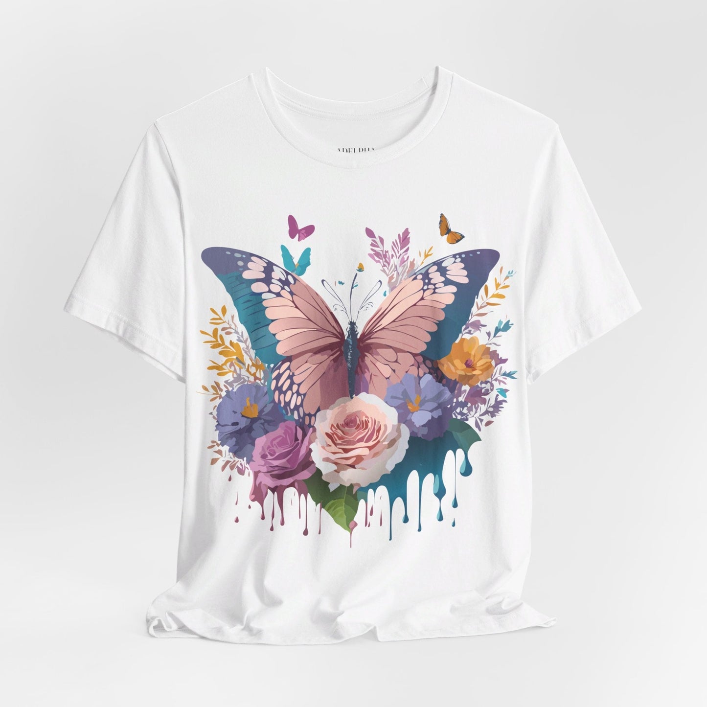 Butterfly Graphic Tee Unisex Short Sleeve Artwork By Adelpha