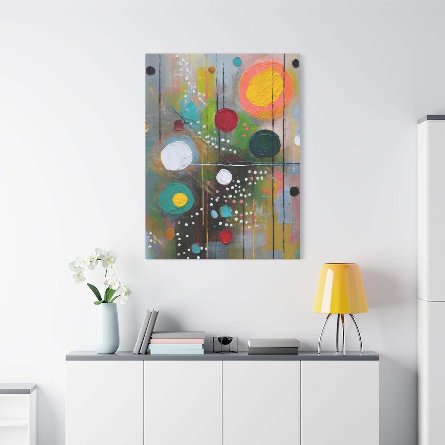 Abstract Oil Painting Print Canvas 20x24,20x30,24x30 24x32,24x36,30x40 32x48,36x48,40x60 Pine-Wood Inner Frame ABS-117