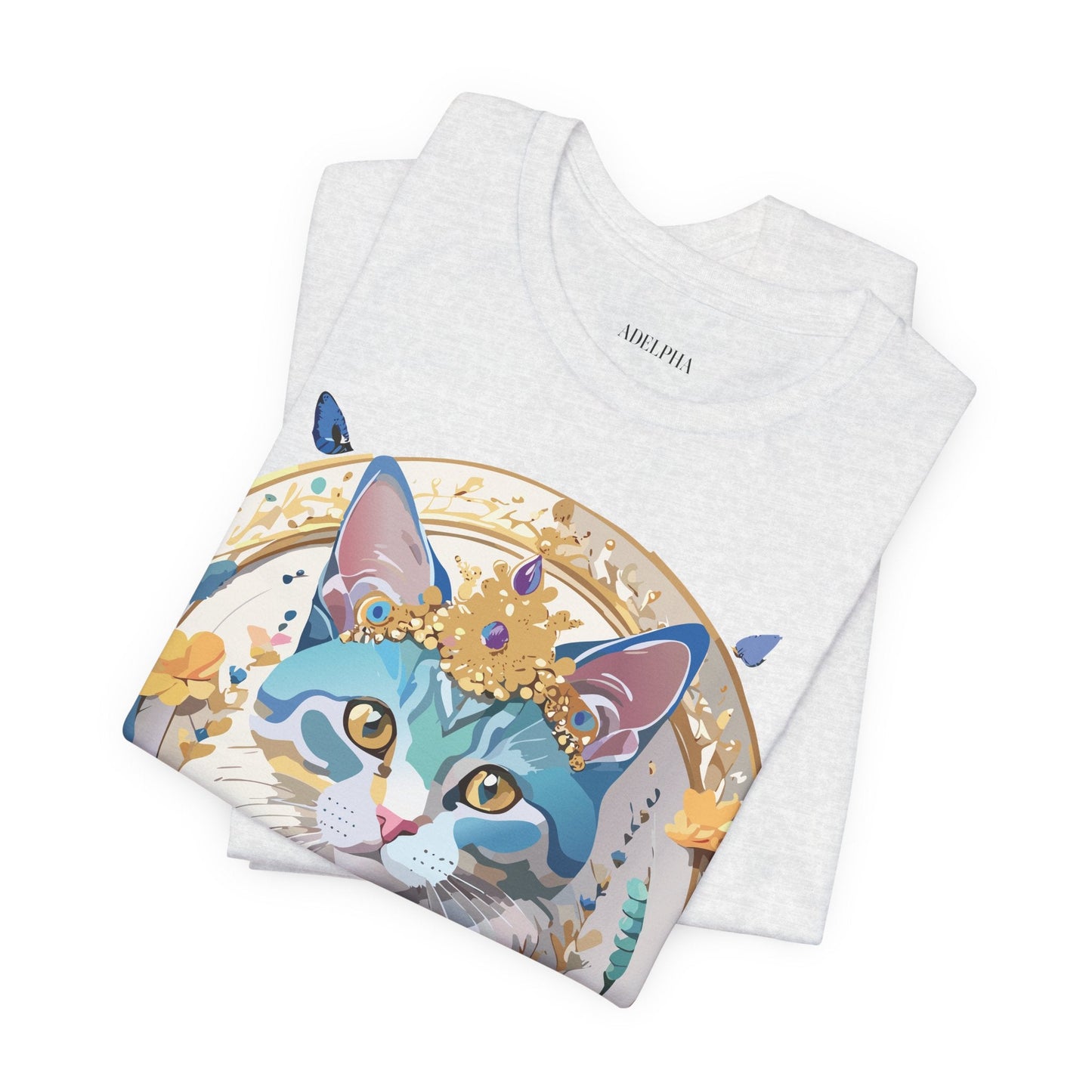 Unisex Graphic Tee With Adelpha Artwork Vintage Inspired Short Sleeve Jersey Shirt