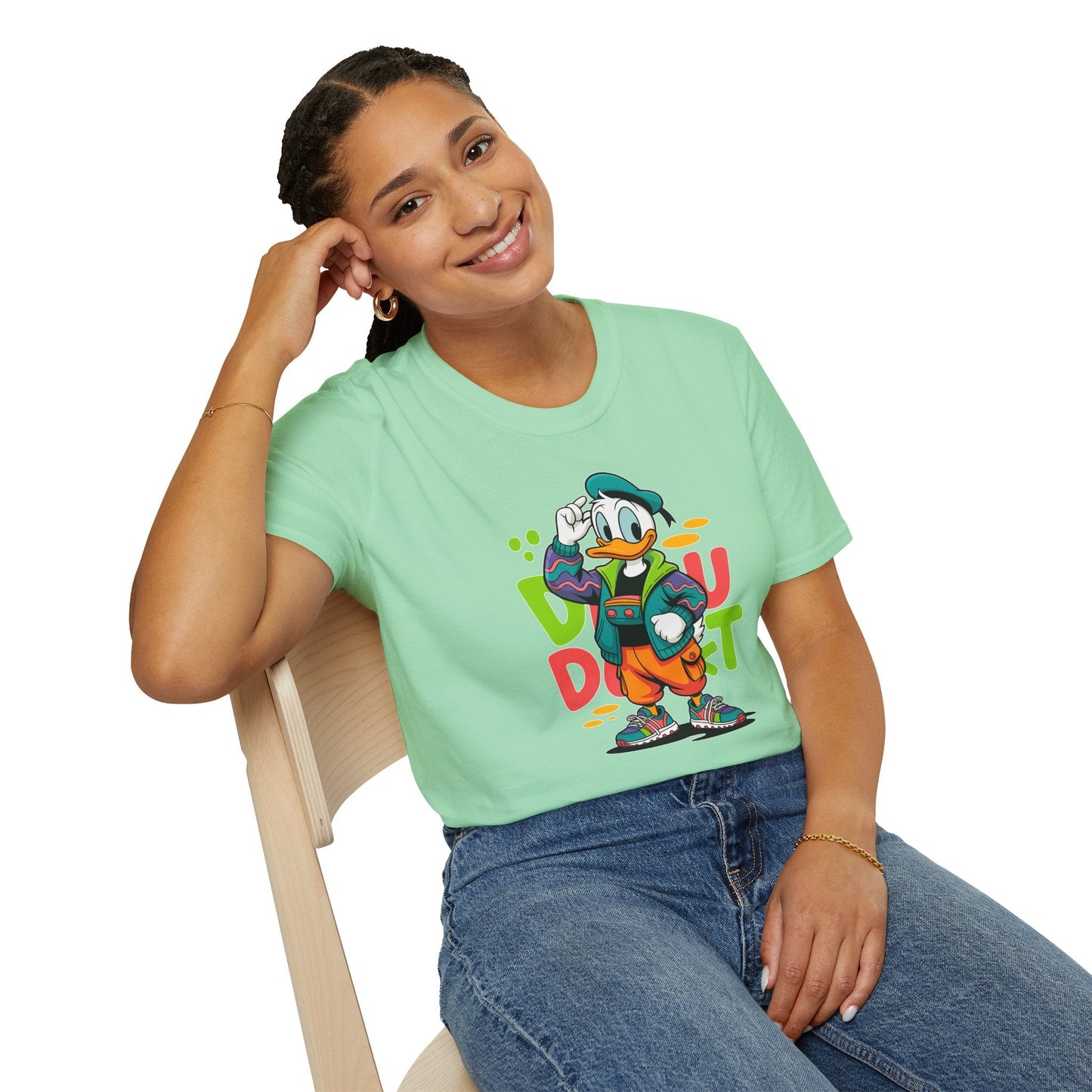 Gildan Softstyle Unisex Cartoon Animation T Shirt With Funny Animals Graphic Tee For Men Women