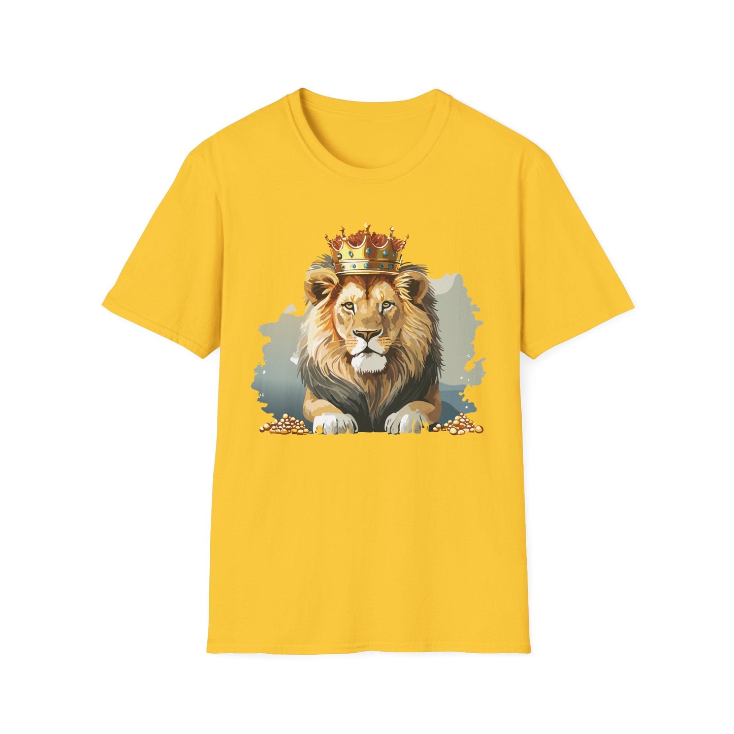Lion Shirt Unisex Animal Tee Gildan Softstyle 64000 Comfort Fit