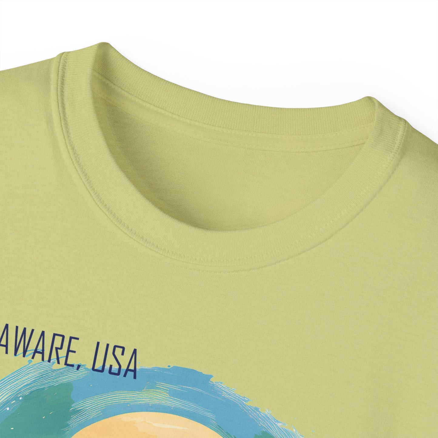 Delaware Graphic Unisex Cotton T‑Shirt 1