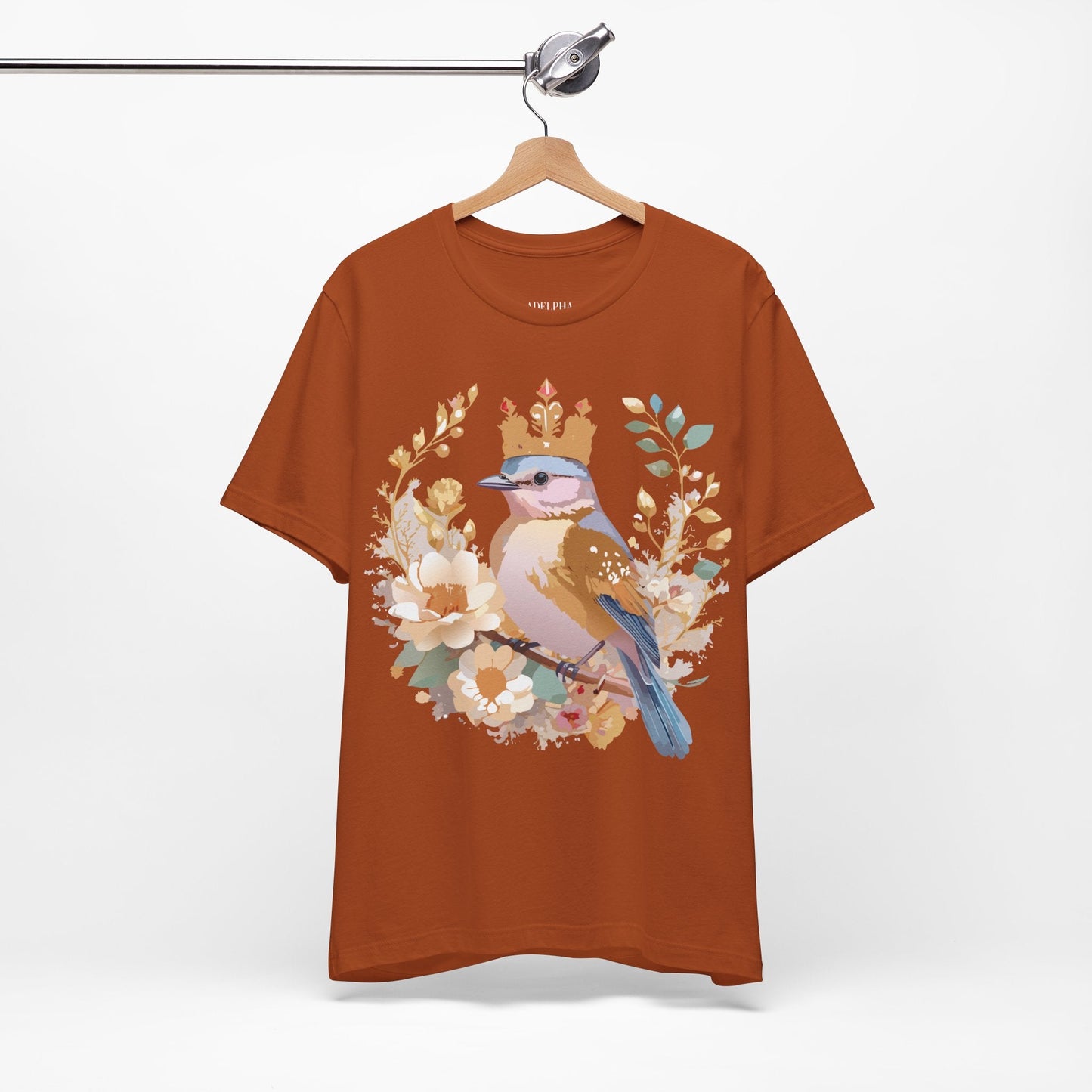 Medallion Graphic Tee Unisex Art Design Adelpha Vintage Inspired Short Sleeve Tee