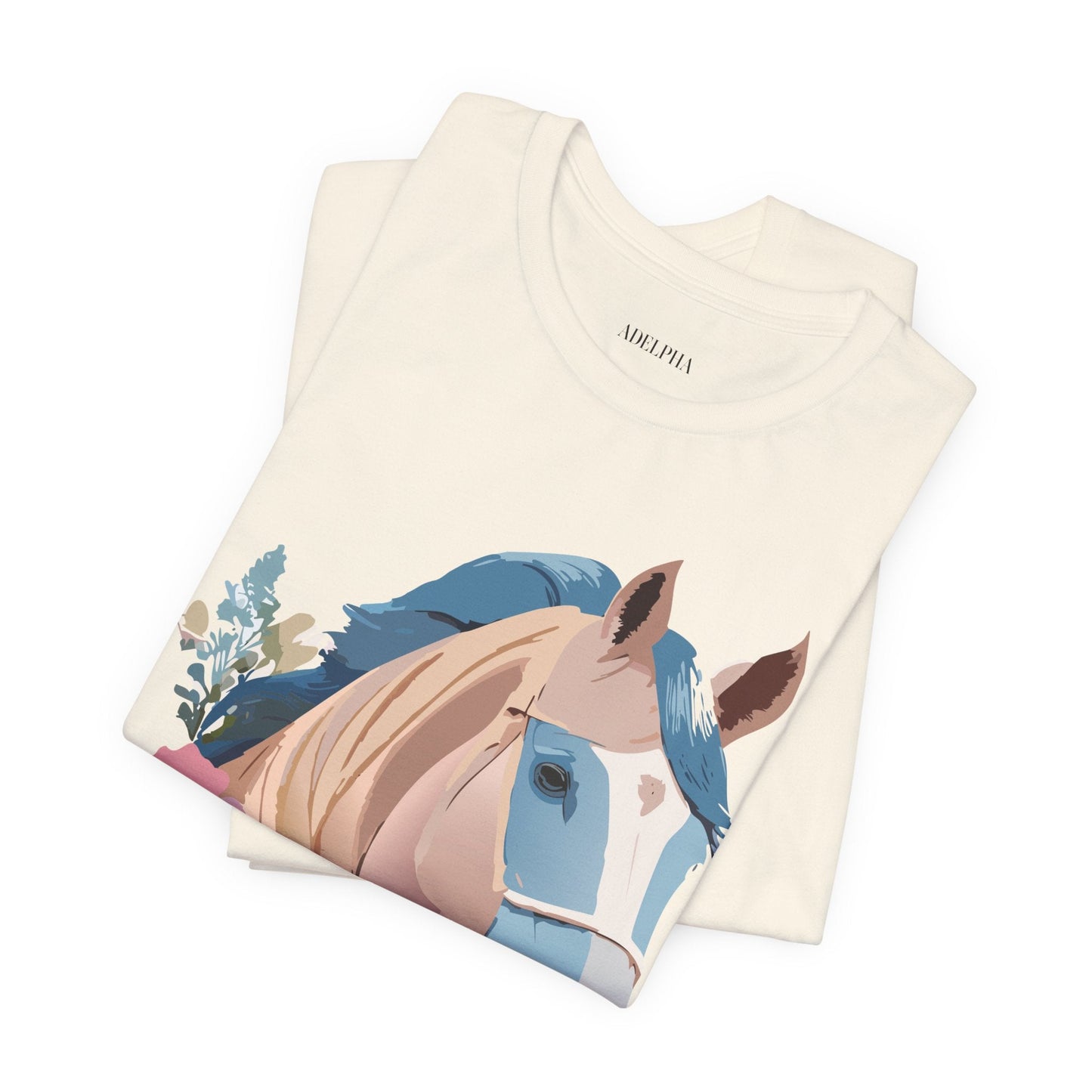 Horse Graphic Unisex 100 Cotton Vintage Animal Art T-Shirt 13