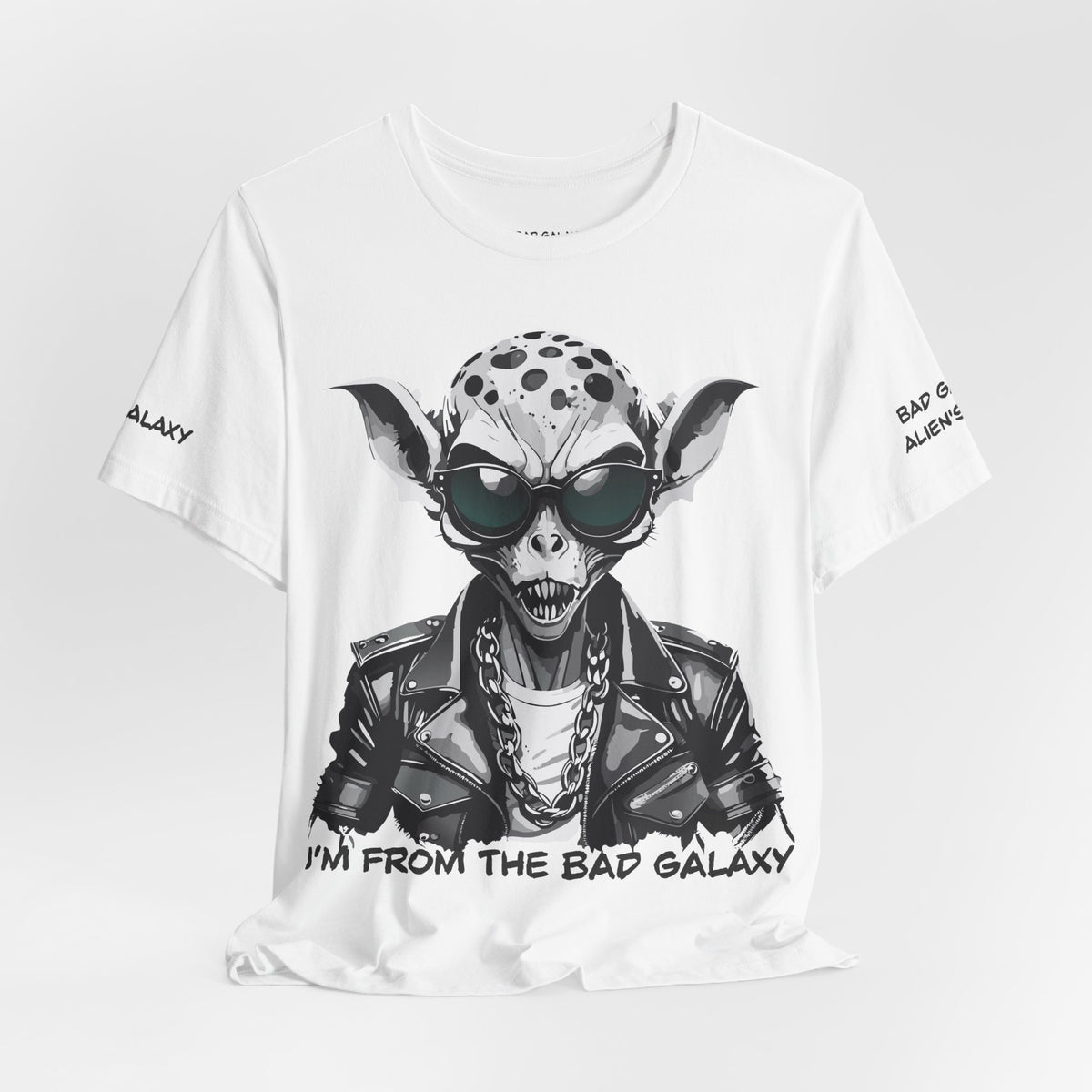 Alien Graphic Unisex Cotton Bella+Canvas Tee with Art Design b61
