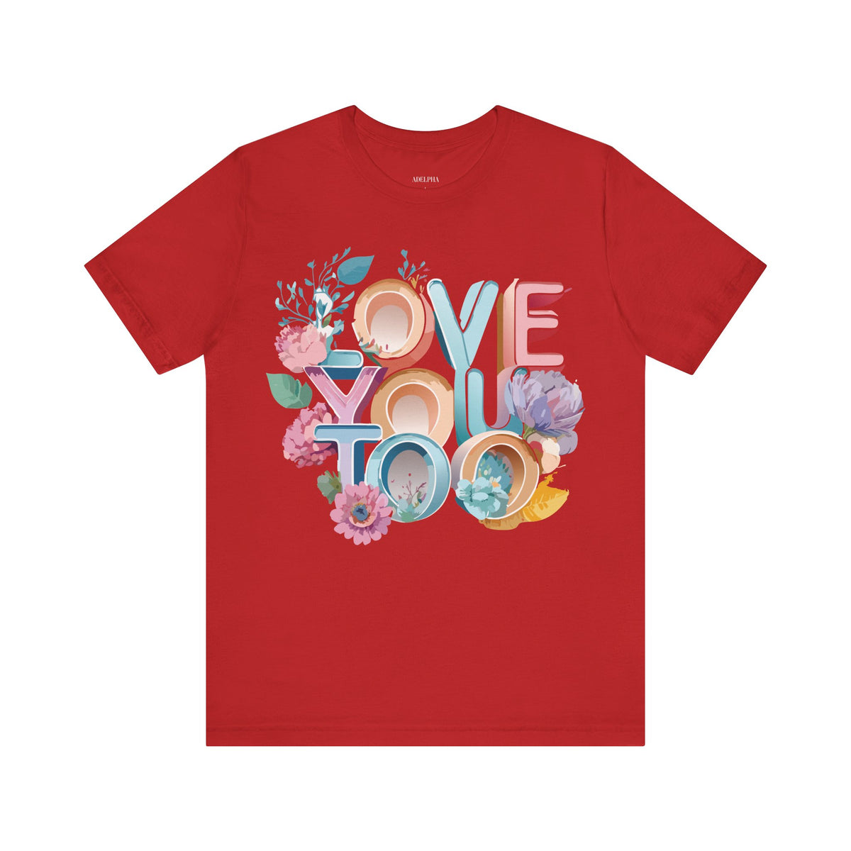 Valentine's Day  Graphic Unisex Cotton Bella+Canvas Tee with Art Design n204