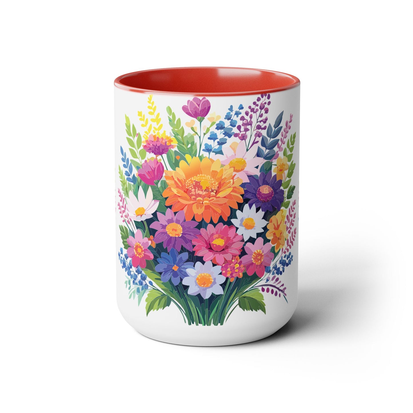 Floral Mug, Floral Cup