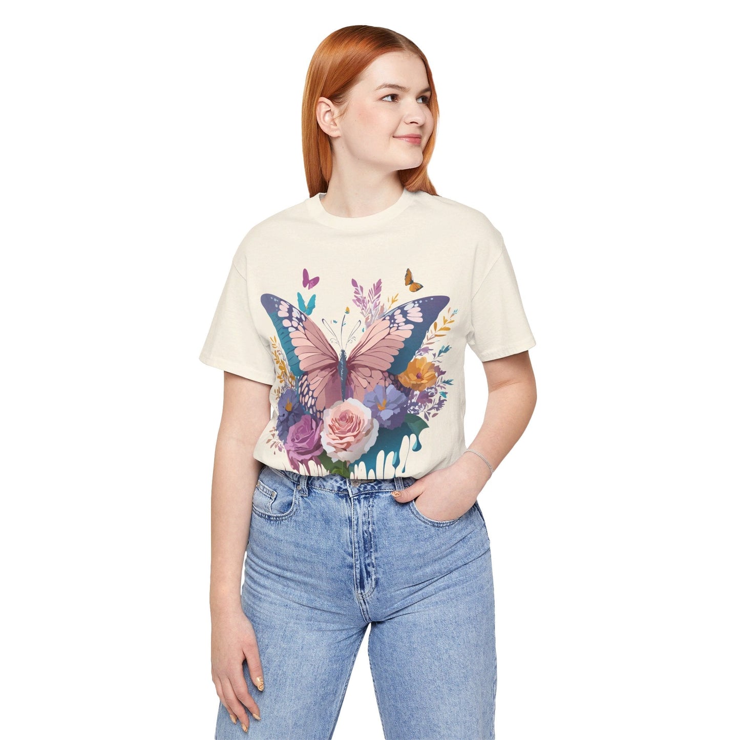 Butterfly Graphic Tee Unisex Short Sleeve Artwork By Adelpha