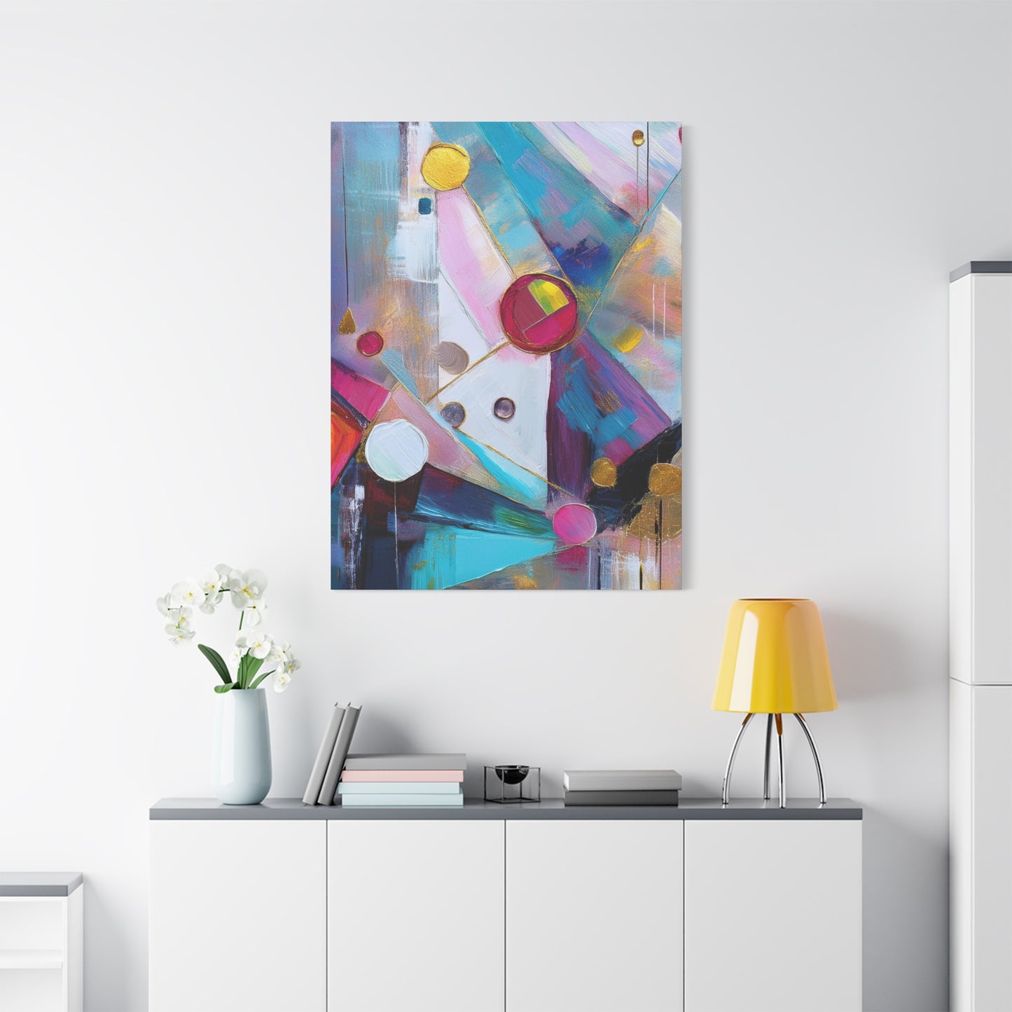 Abstract Oil Painting Print Canvas 20x24,20x30,24x30 24x32,24x36,30x40 32x48,36x48,40x60 Pine-Wood Inner Frame ABS-170
