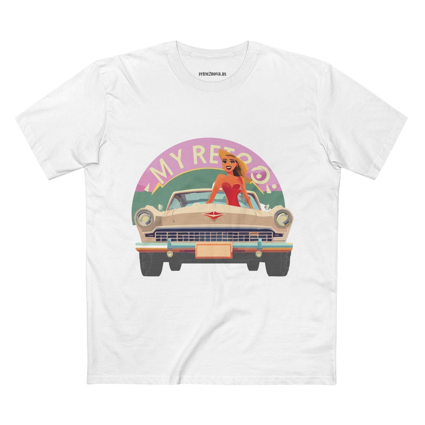 RC27 Retro Car Shirt Unisex Premium Cotton Tee With Original Art Design Retro2Nova Art Collection