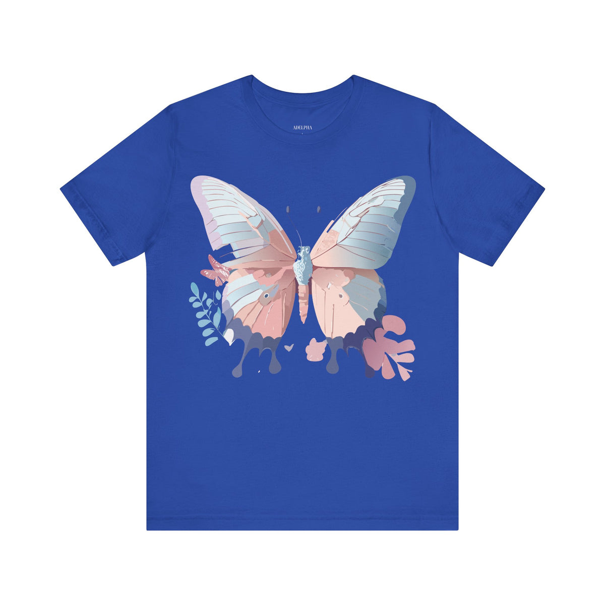Butterfly Graphic Unisex Cotton Bella+Canvas Tee with Art Design n70