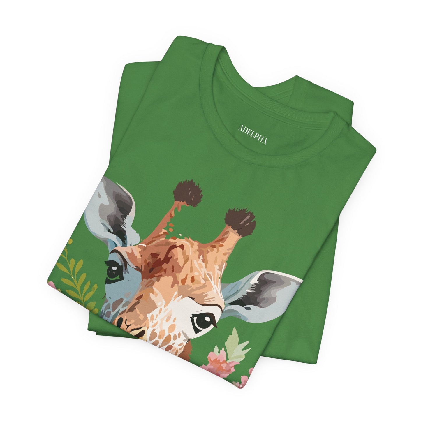 Giraffe Graphic Unisex 100 Cotton Vintage Animal Art T-Shirt 3